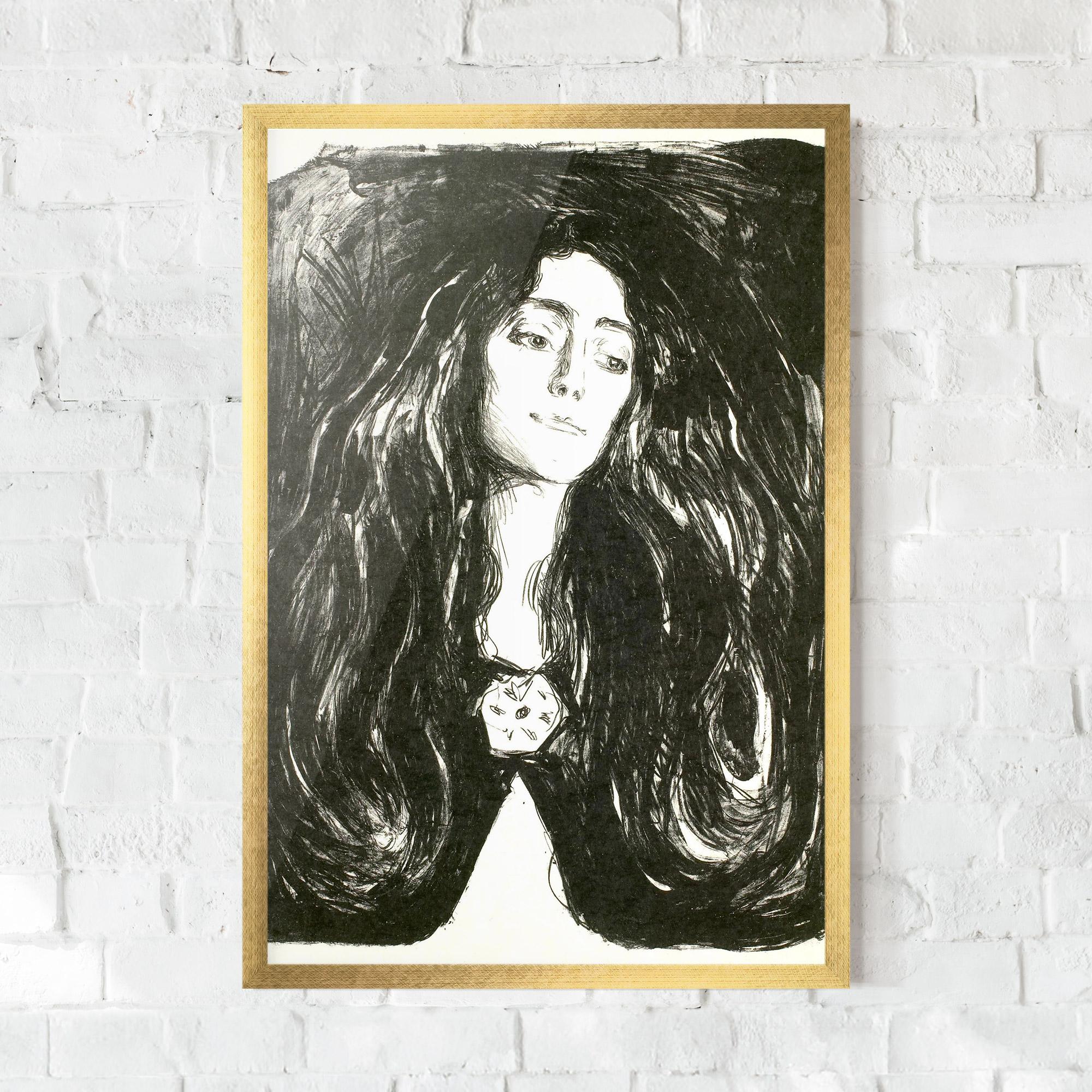 Plakat w Ramie The Brooch Eva Mudocci mockup 0