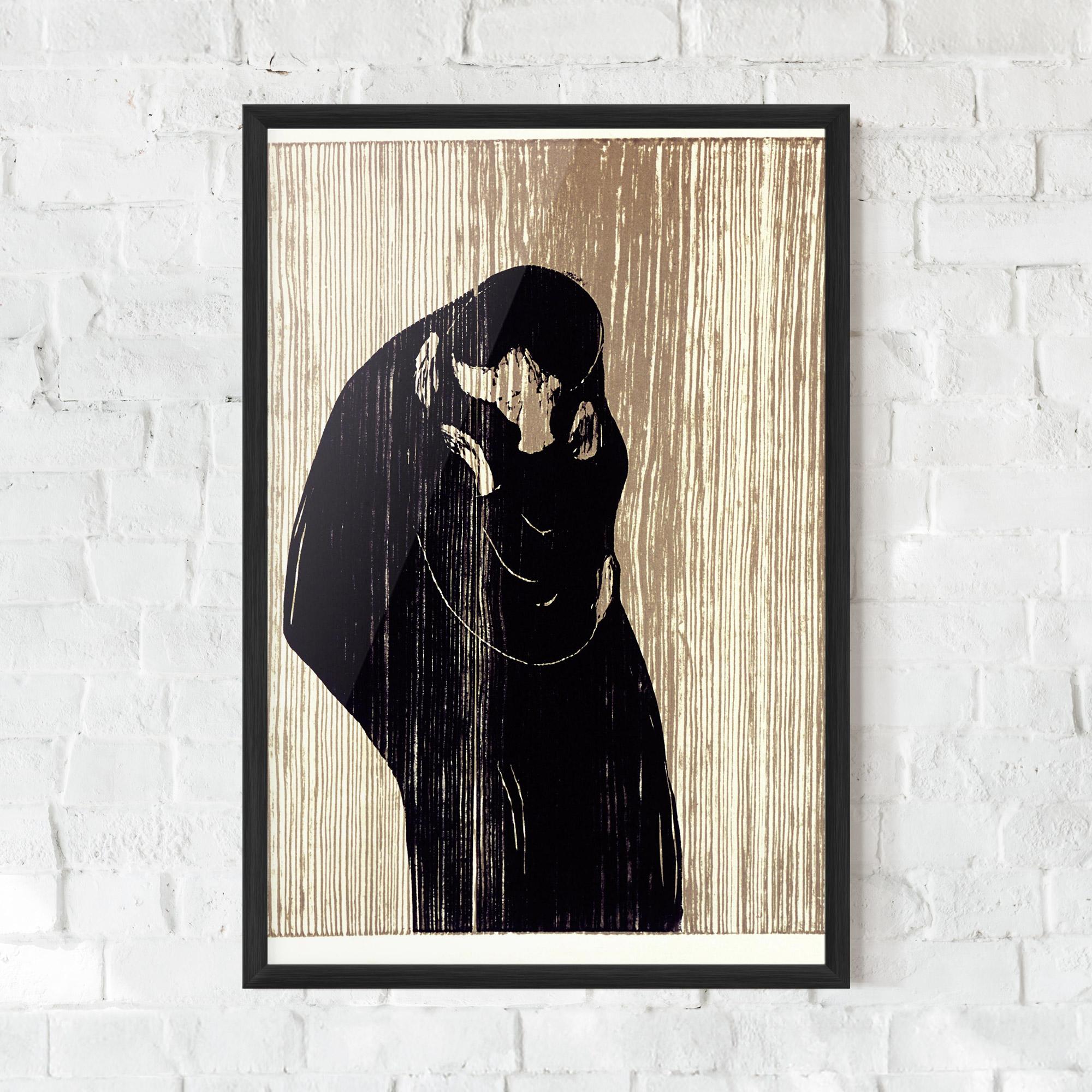 Plakat w Ramie Kiss mockup 0