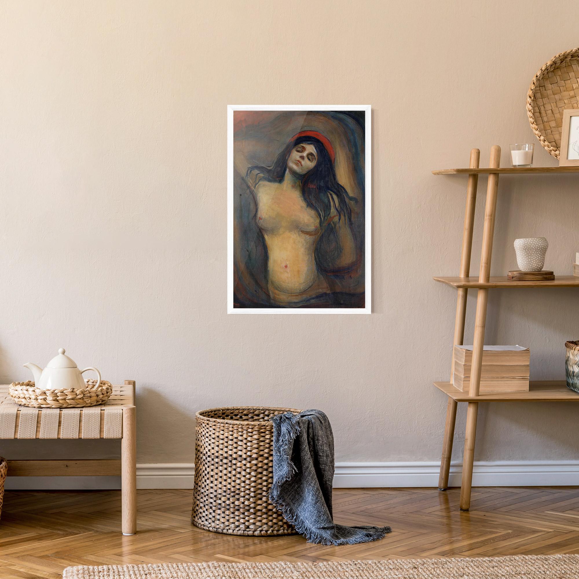 Plakat w Ramie Madonna Oil Painting mockup 9