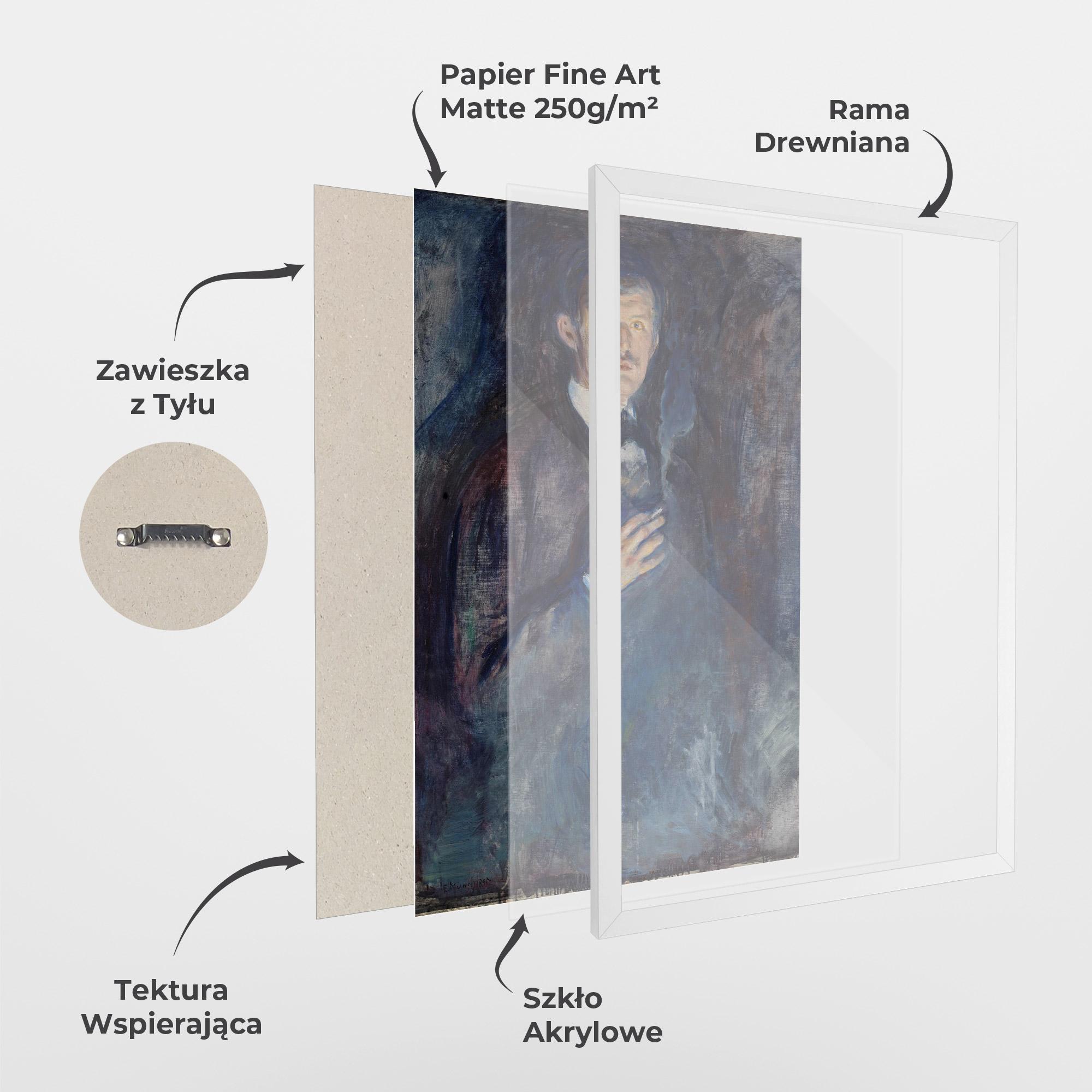 Plakat w Ramie Self Burning Cigarette mockup 1