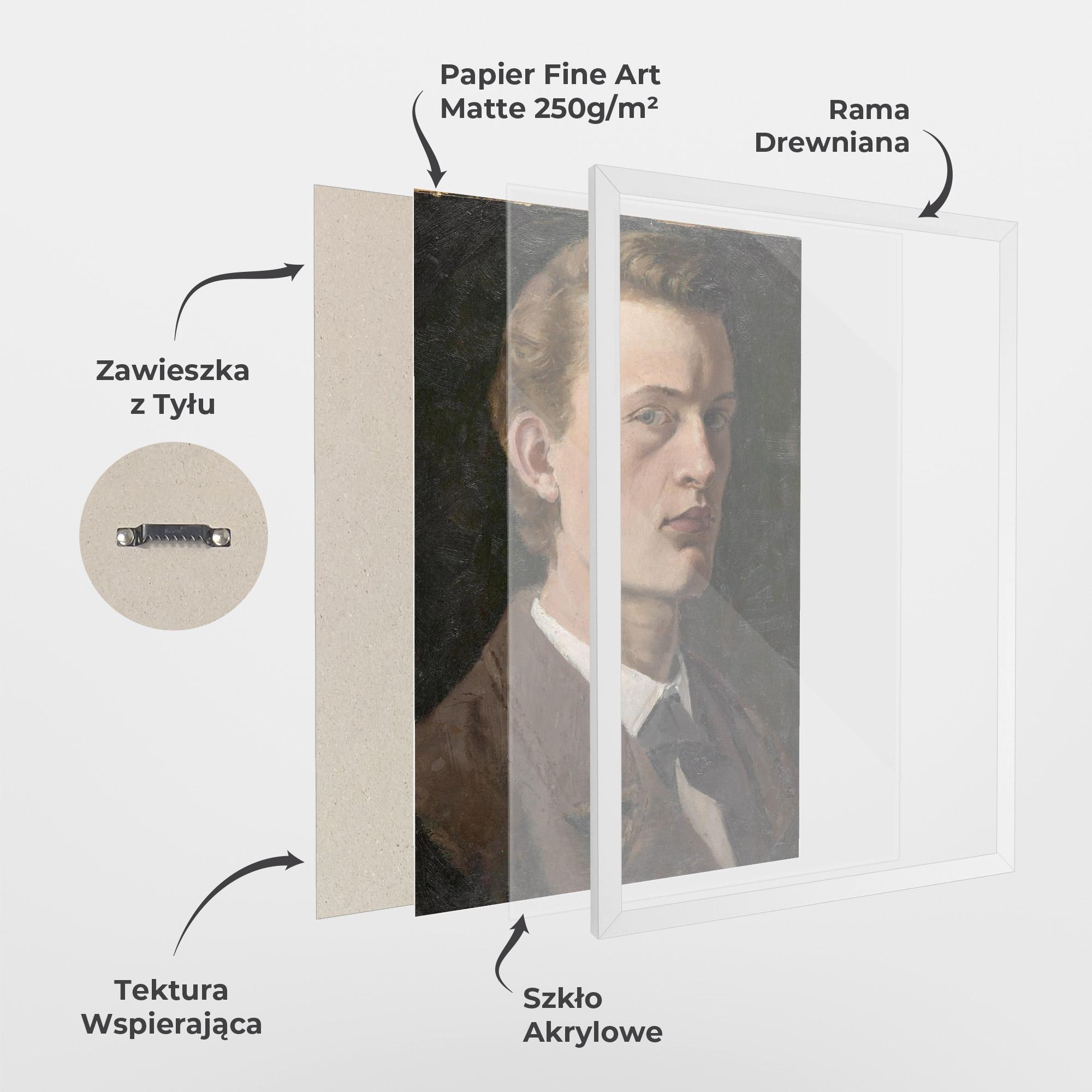 Plakat w Ramie Self Portrait mockup 1