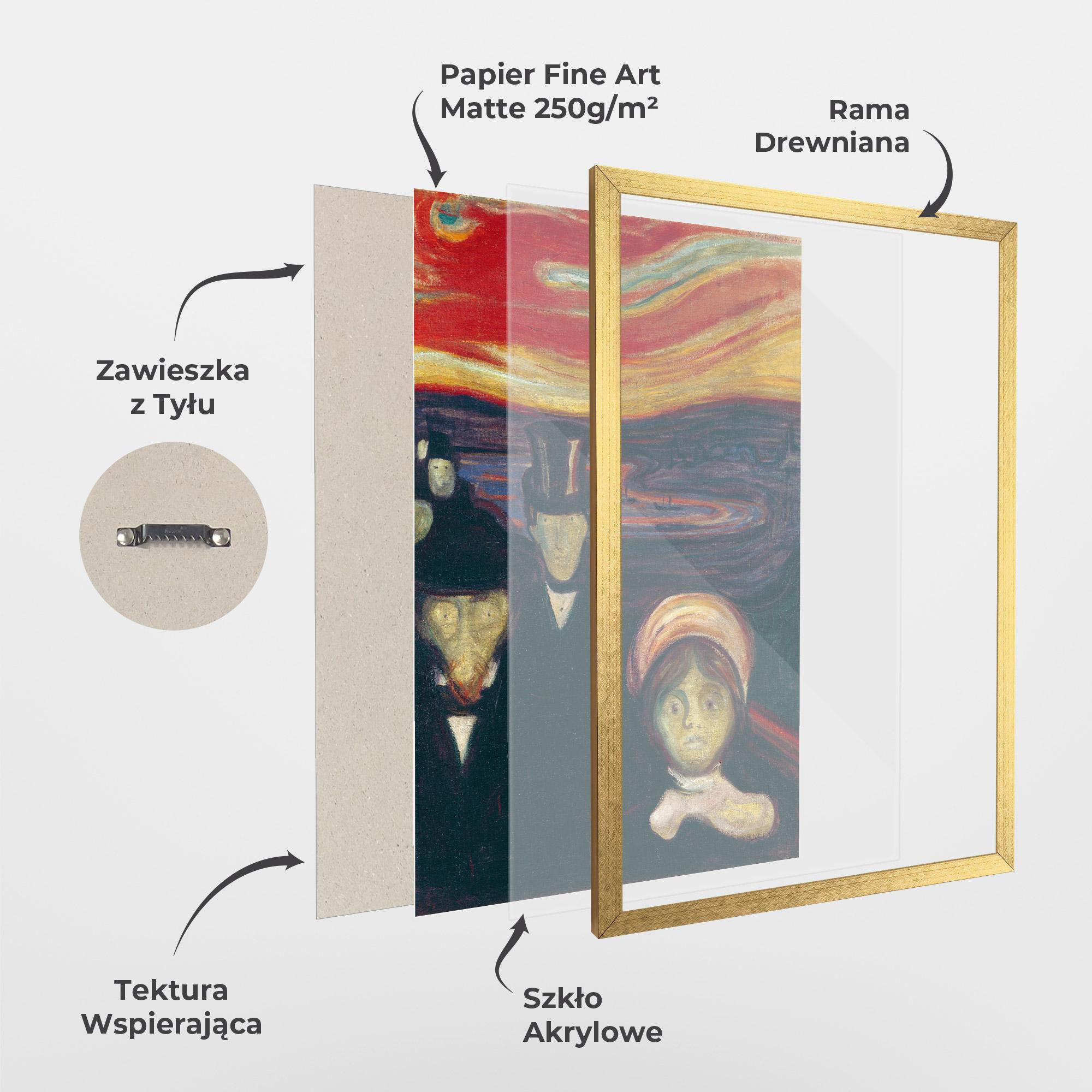 Plakat w Ramie Anxiety mockup 1