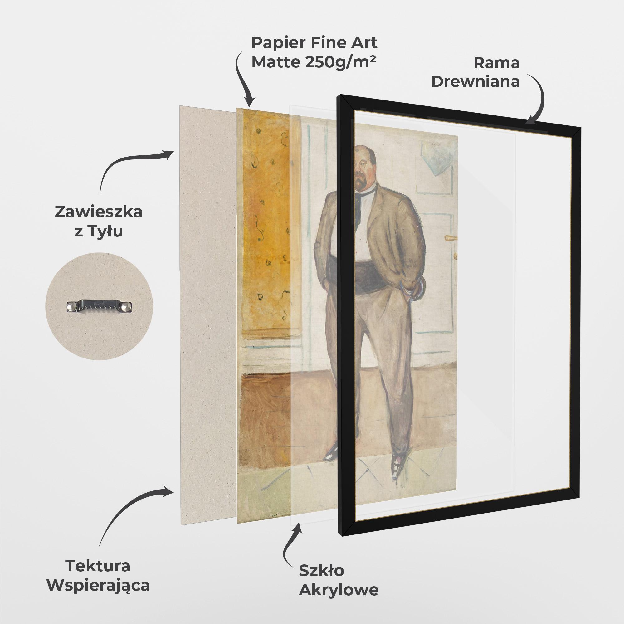 Plakat w Ramie Consul Christen Sandberg mockup 1