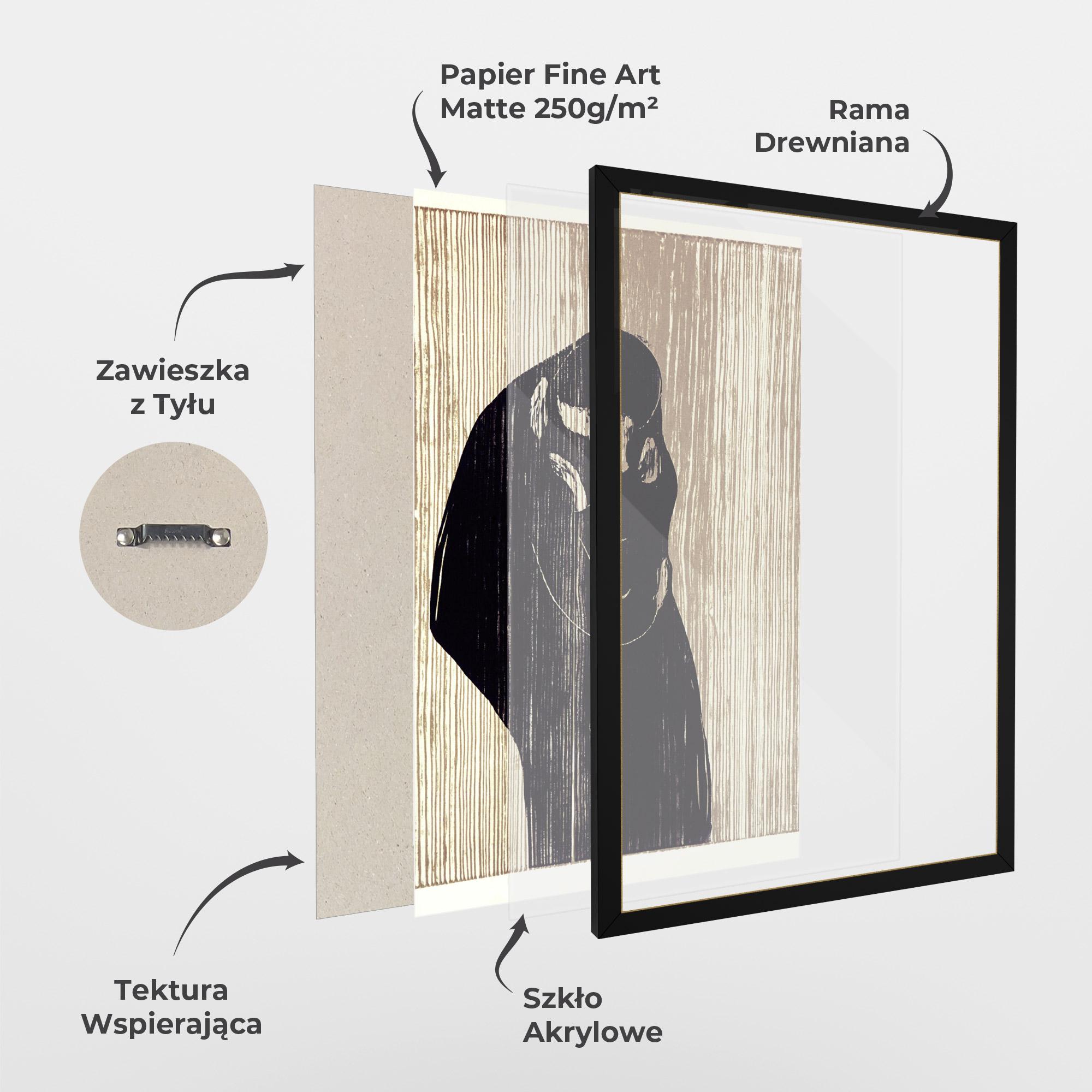 Plakat w Ramie Kiss mockup 1