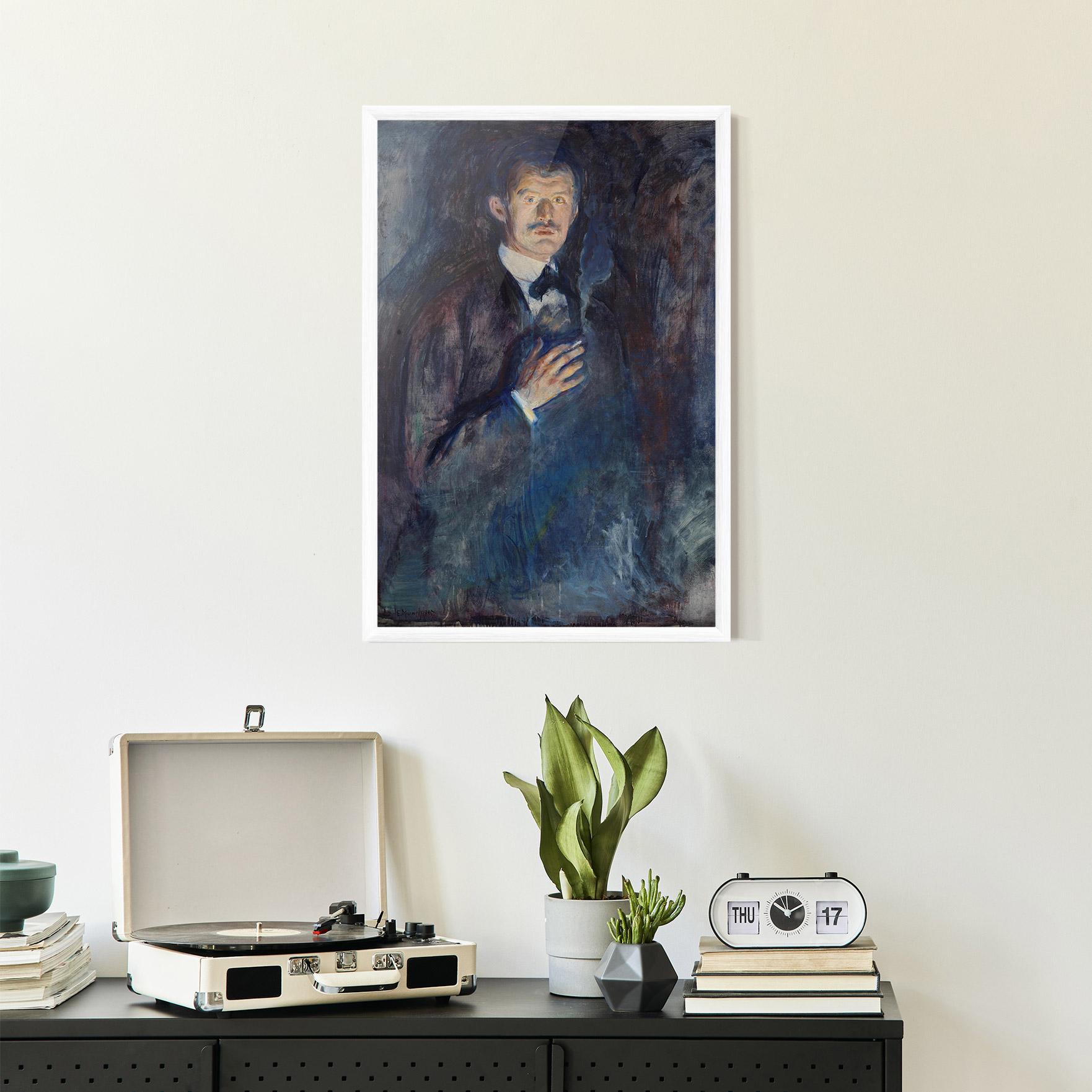 Plakat w Ramie Self Burning Cigarette mockup 2