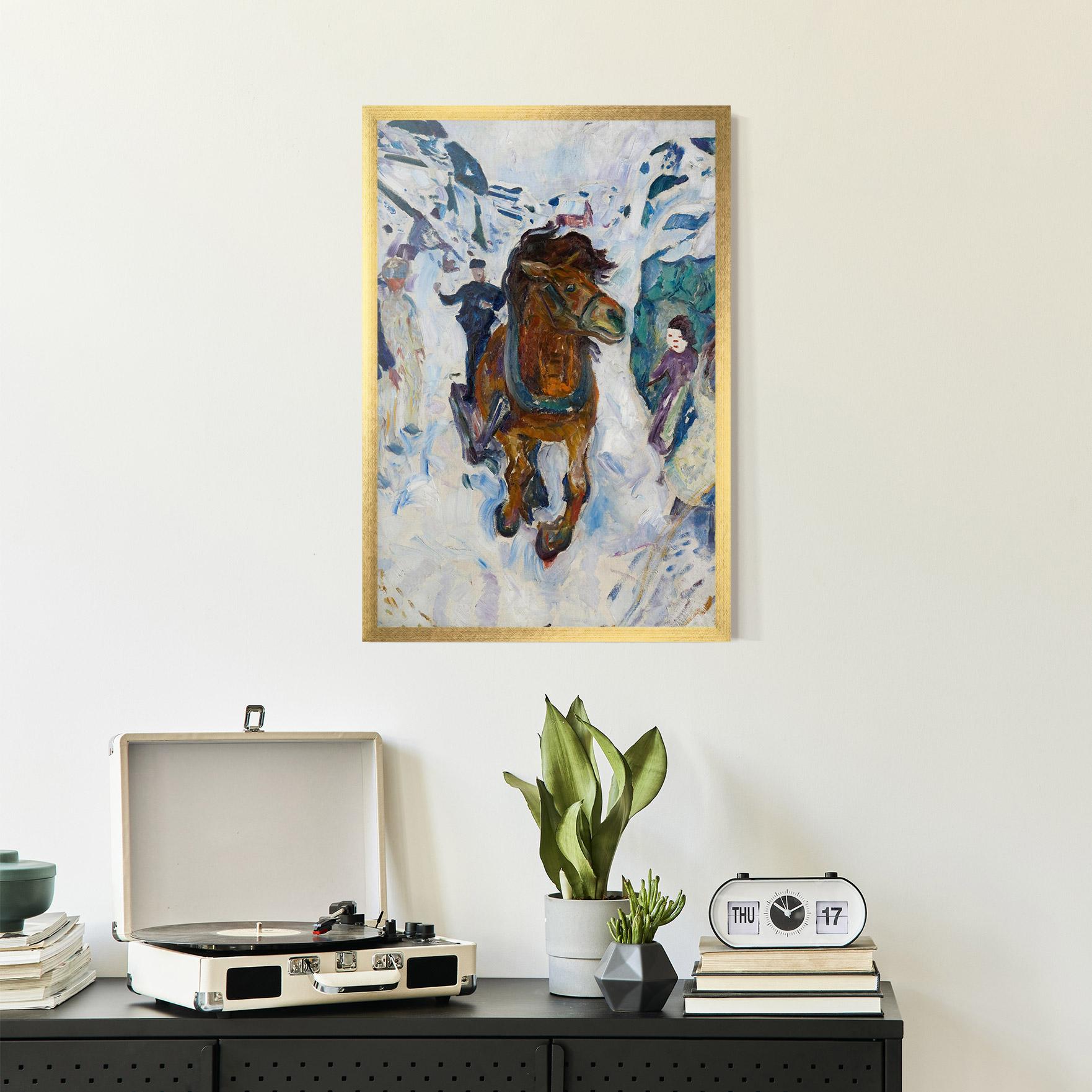 Plakat w Ramie Galloping Horse mockup 2