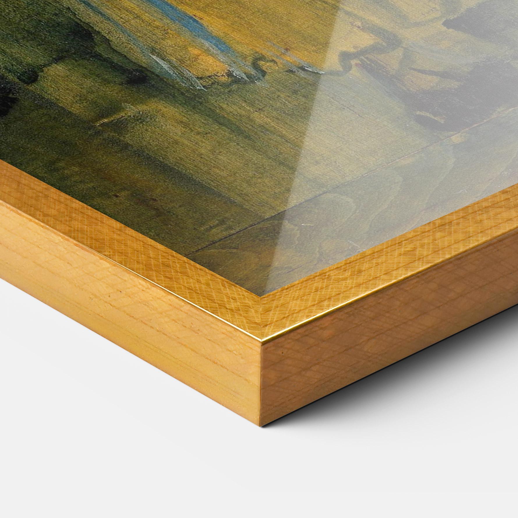 Plakat w Ramie Woman Washing Herself mockup 3