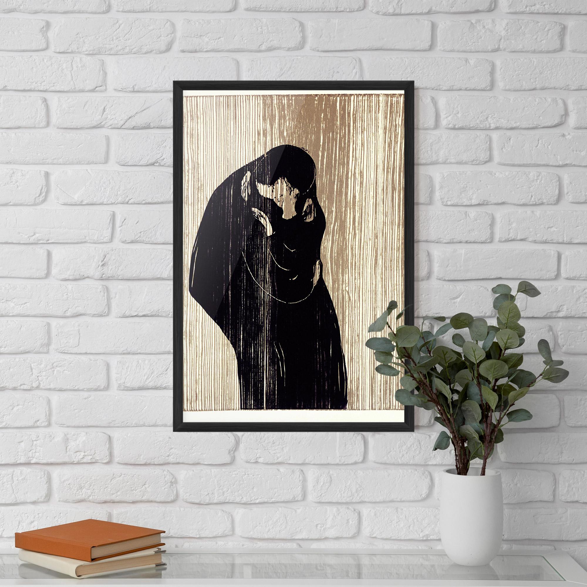 Plakat w Ramie Kiss mockup 5