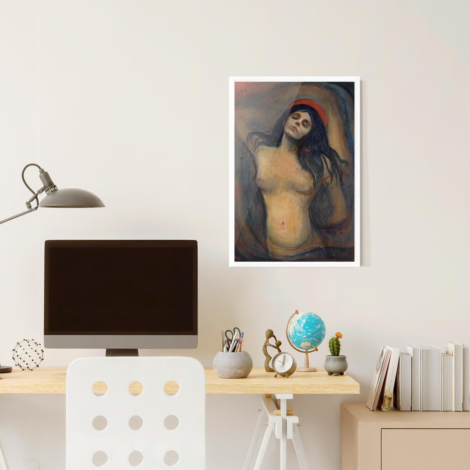 Plakat w Ramie Madonna Oil Painting mockup 6