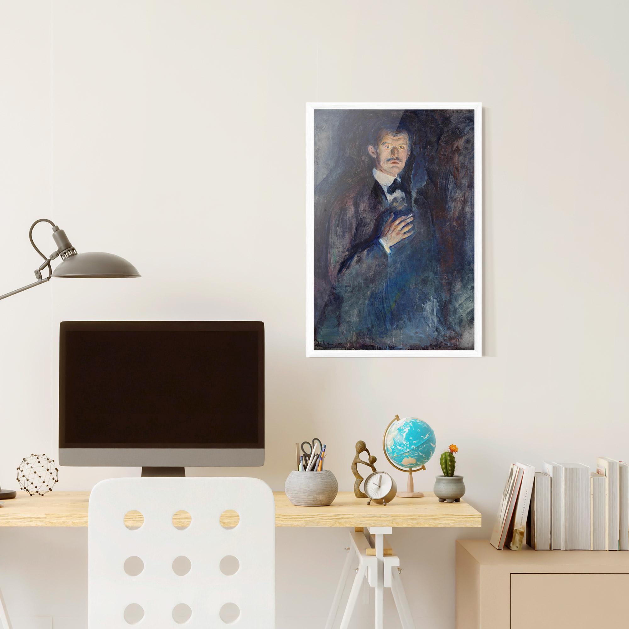 Plakat w Ramie Self Burning Cigarette mockup 6