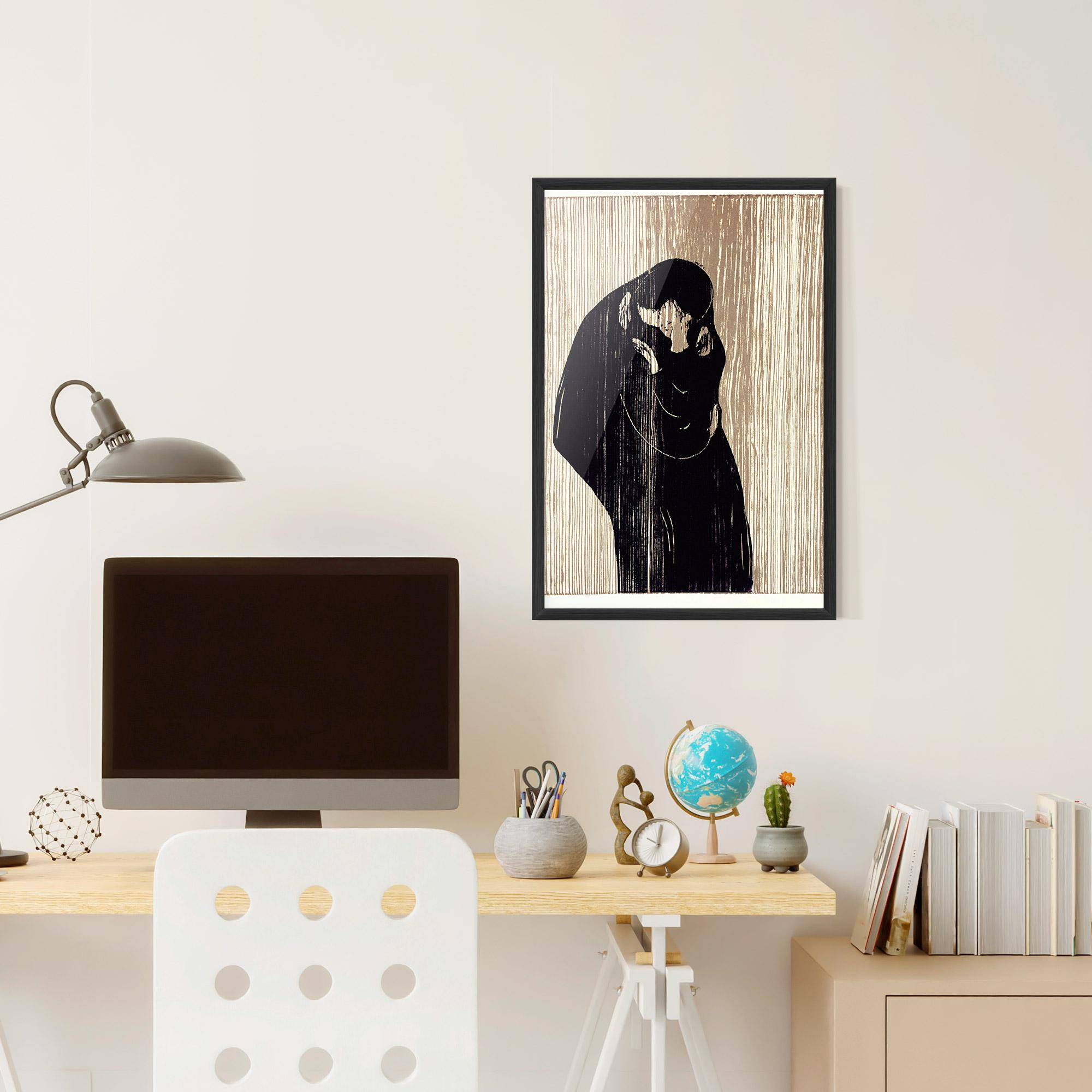 Plakat w Ramie Kiss mockup 6