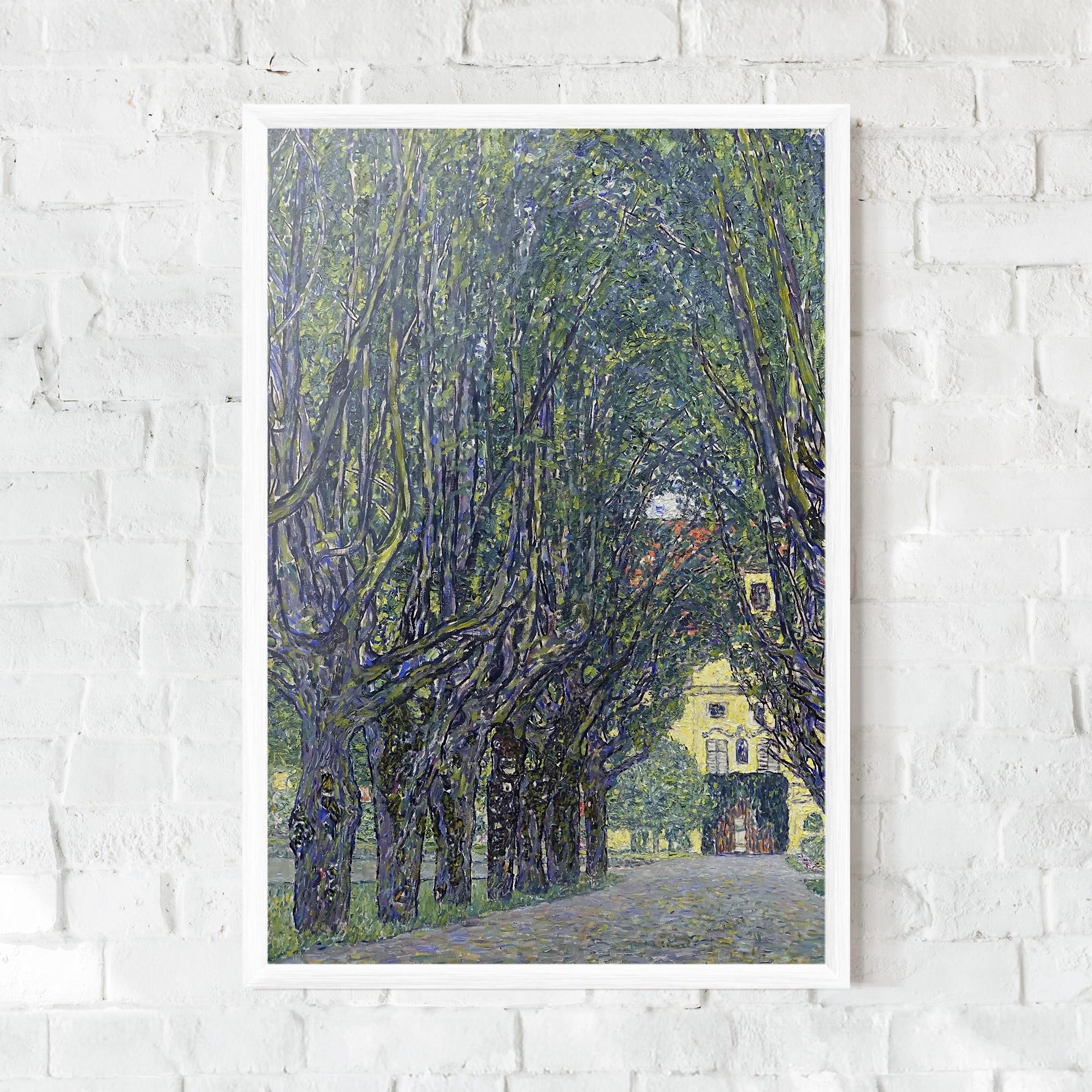 Plakat w Ramie Allee At Schloss Kammer mockup 0