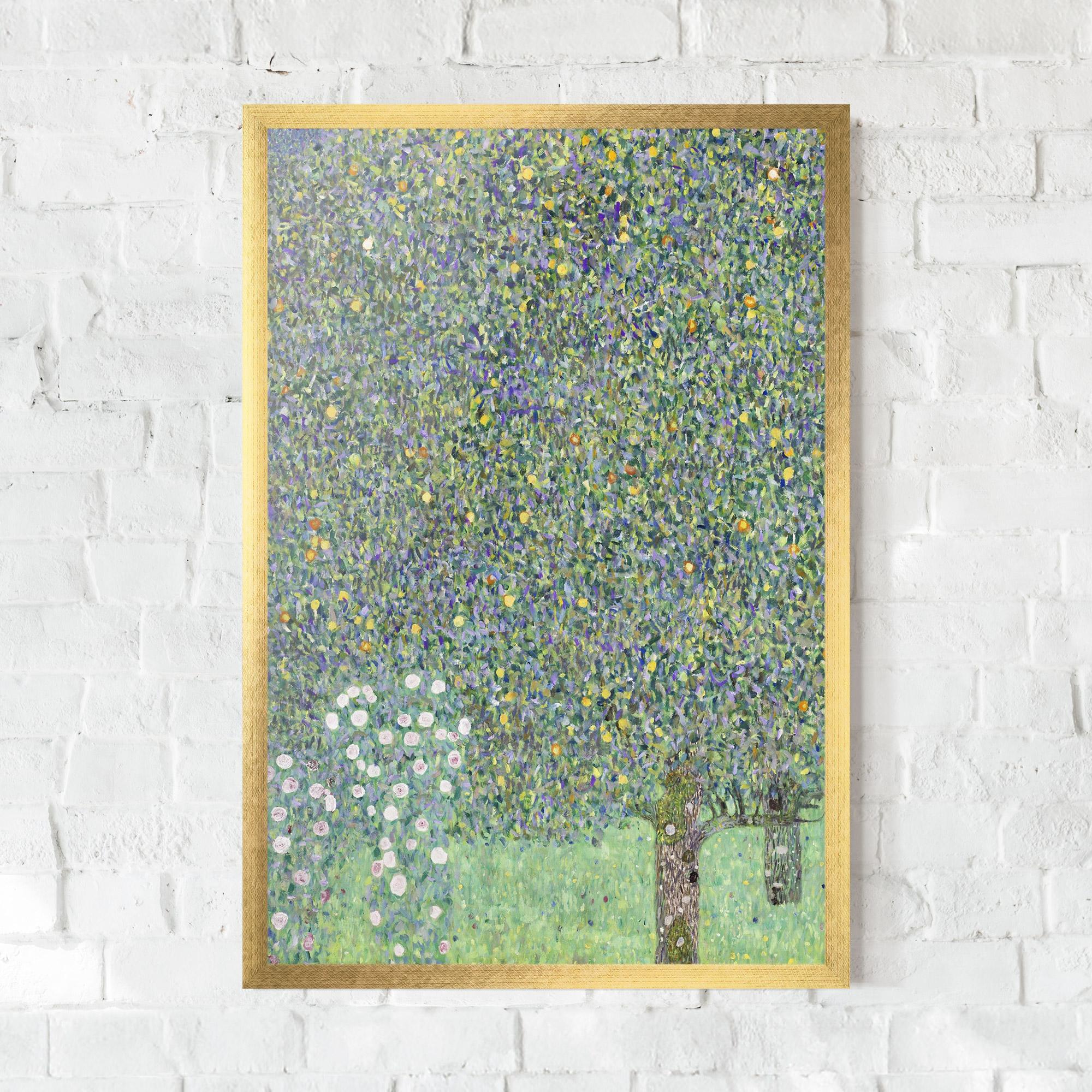 Plakat w Ramie Rosebushes mockup 0