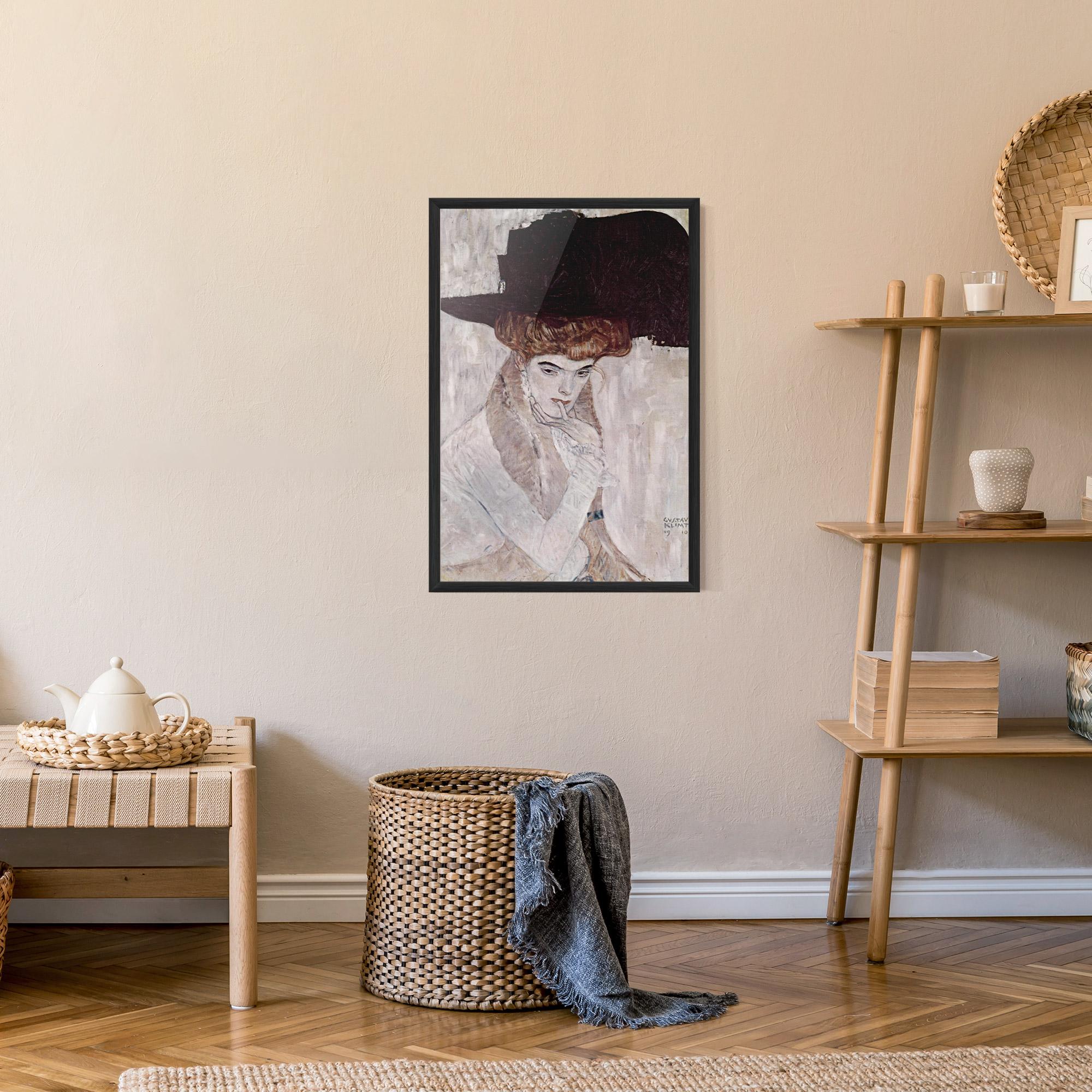 Plakat w Ramie Klimt Woman mockup 9