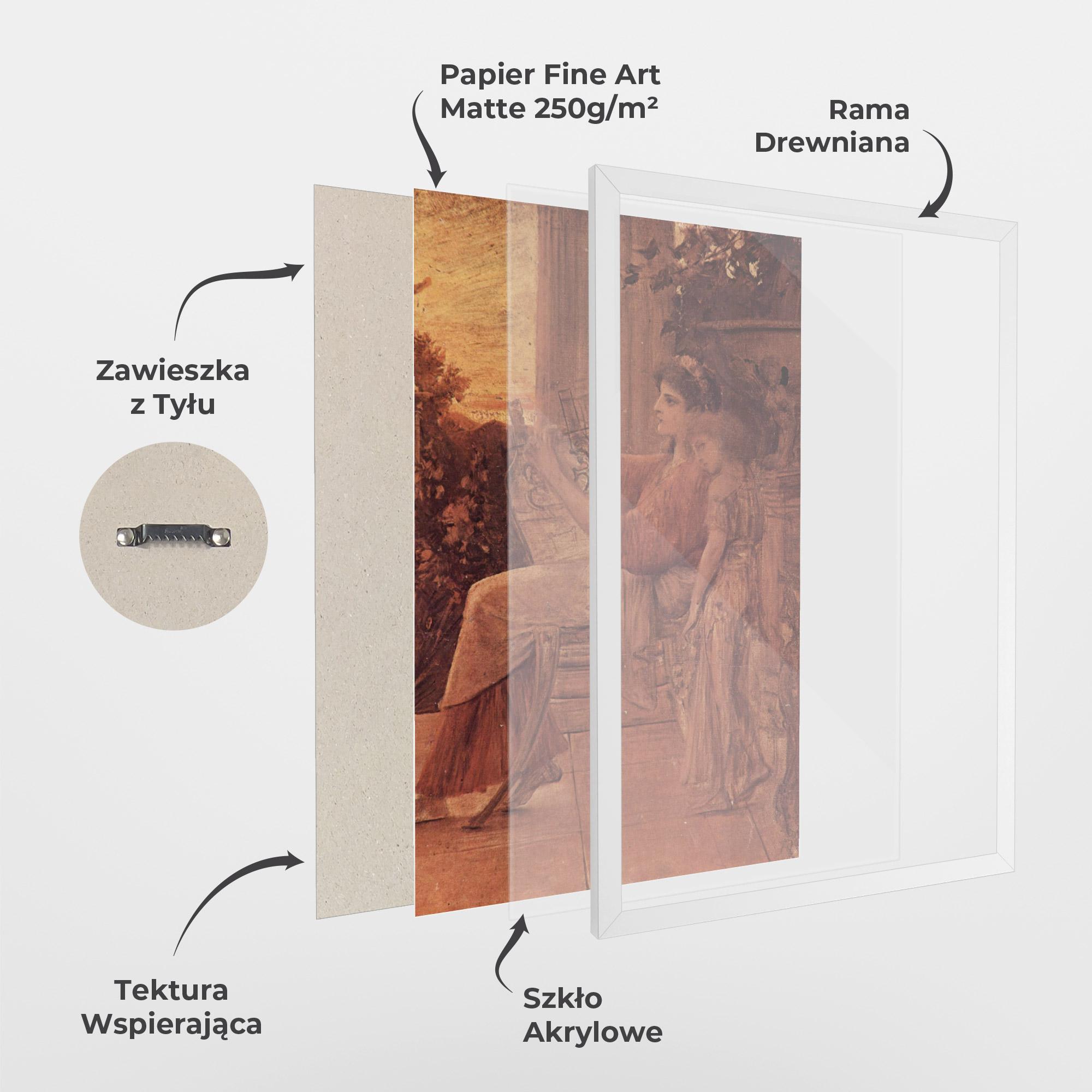 Plakat w Ramie Gustav Klimt Painting mockup 1