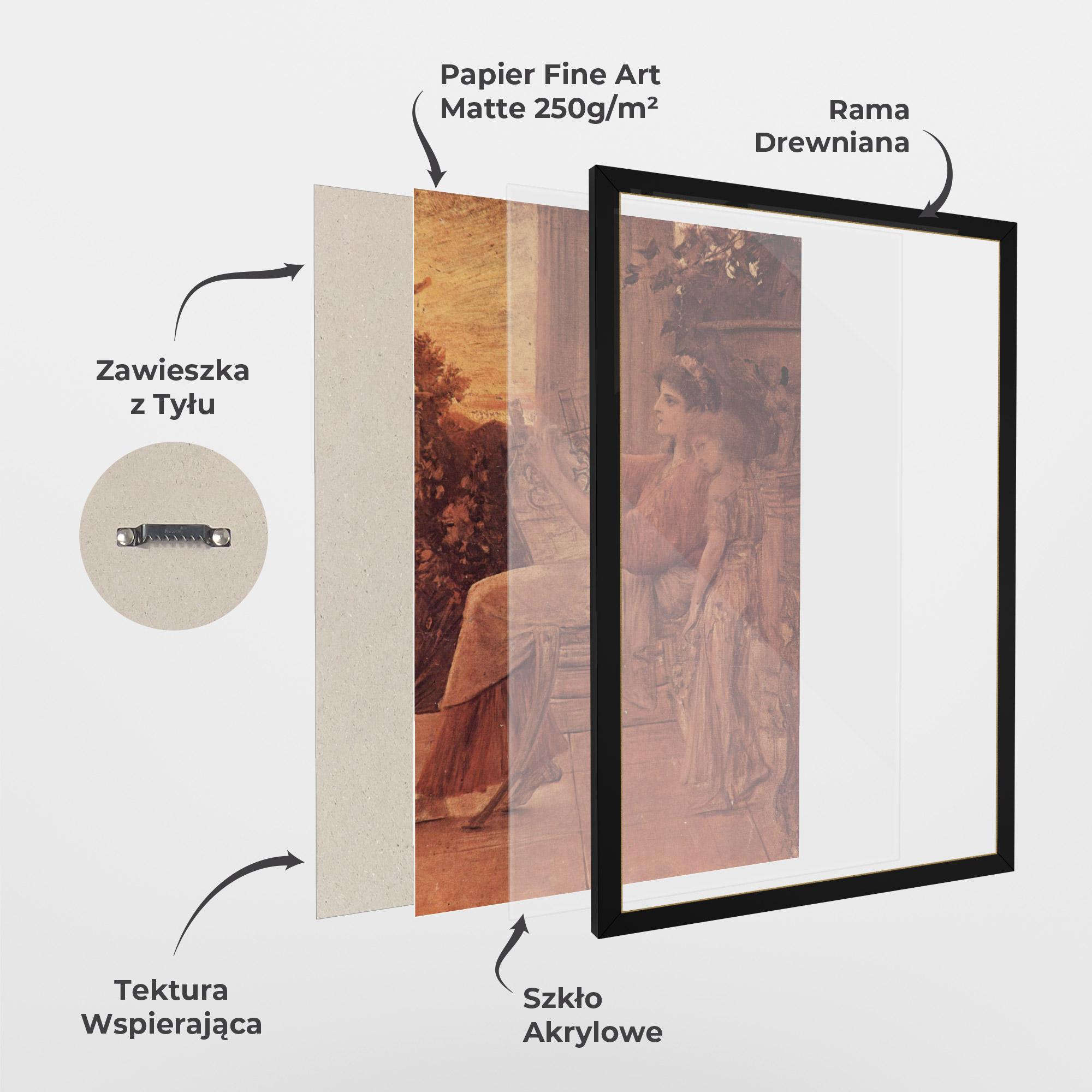 Plakat w Ramie Gustav Klimt Painting mockup 1