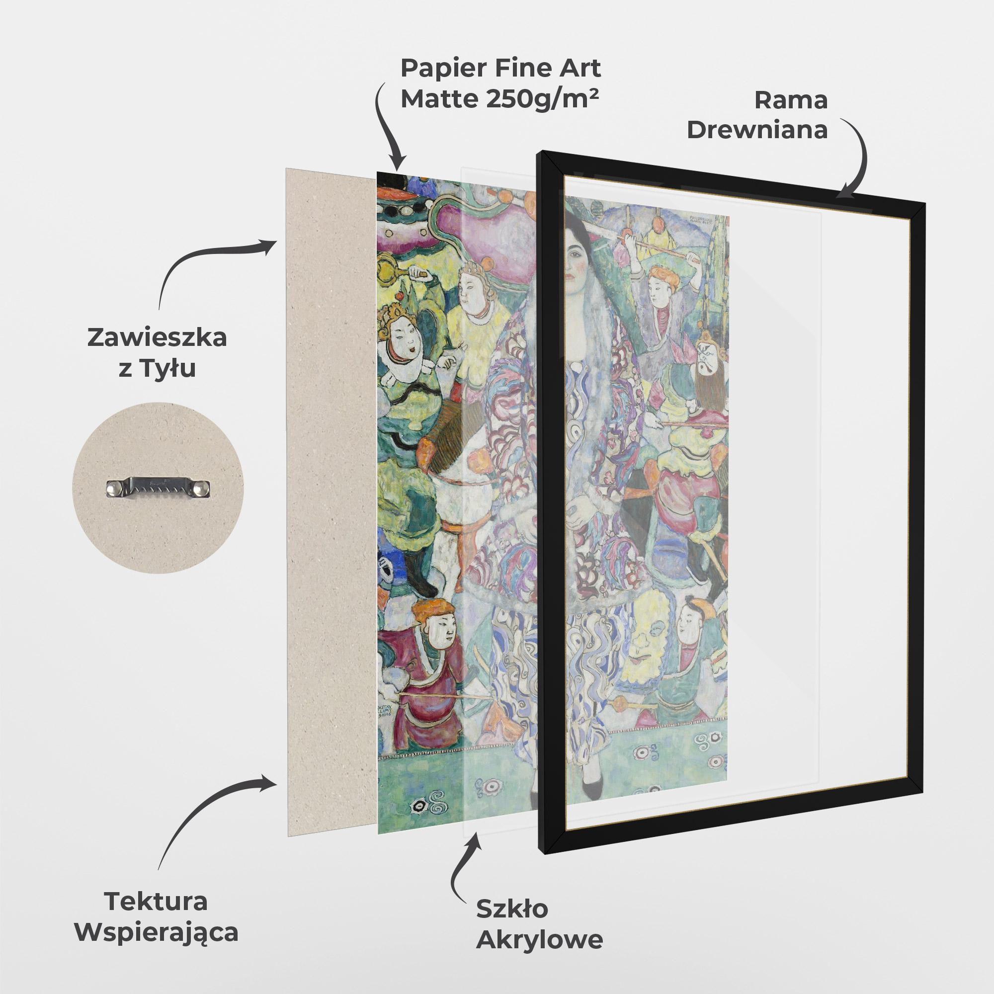 Plakat w Ramie Portrait Of Friedericke mockup 1