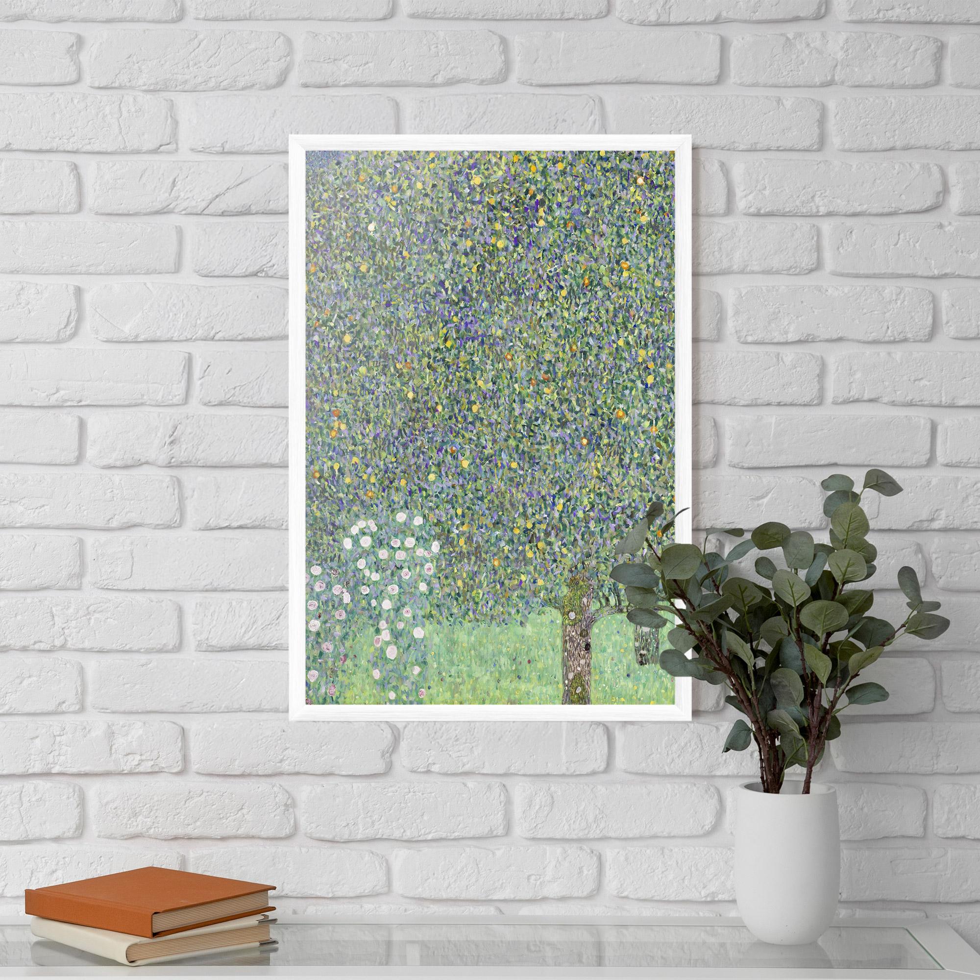 Plakat w Ramie Rosebushes mockup 5