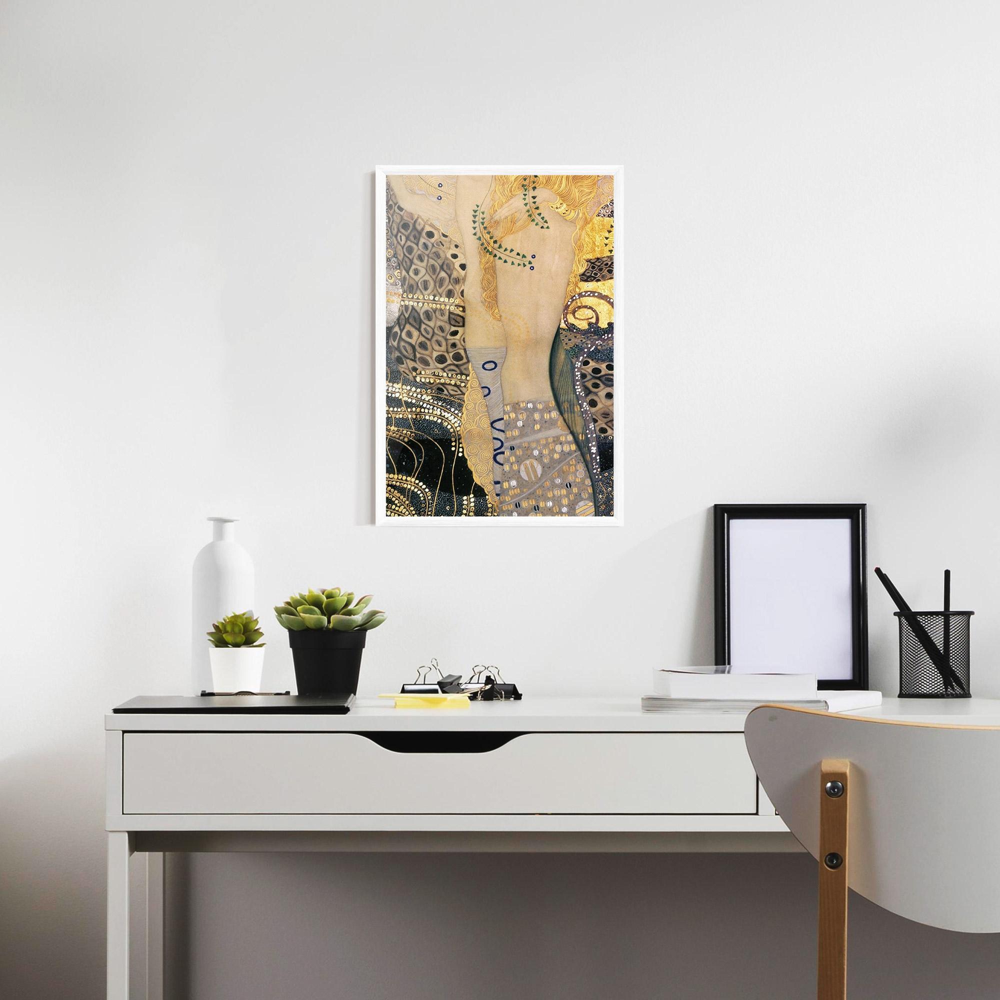 Plakat w Ramie Gustav Klimt Paint mockup 7