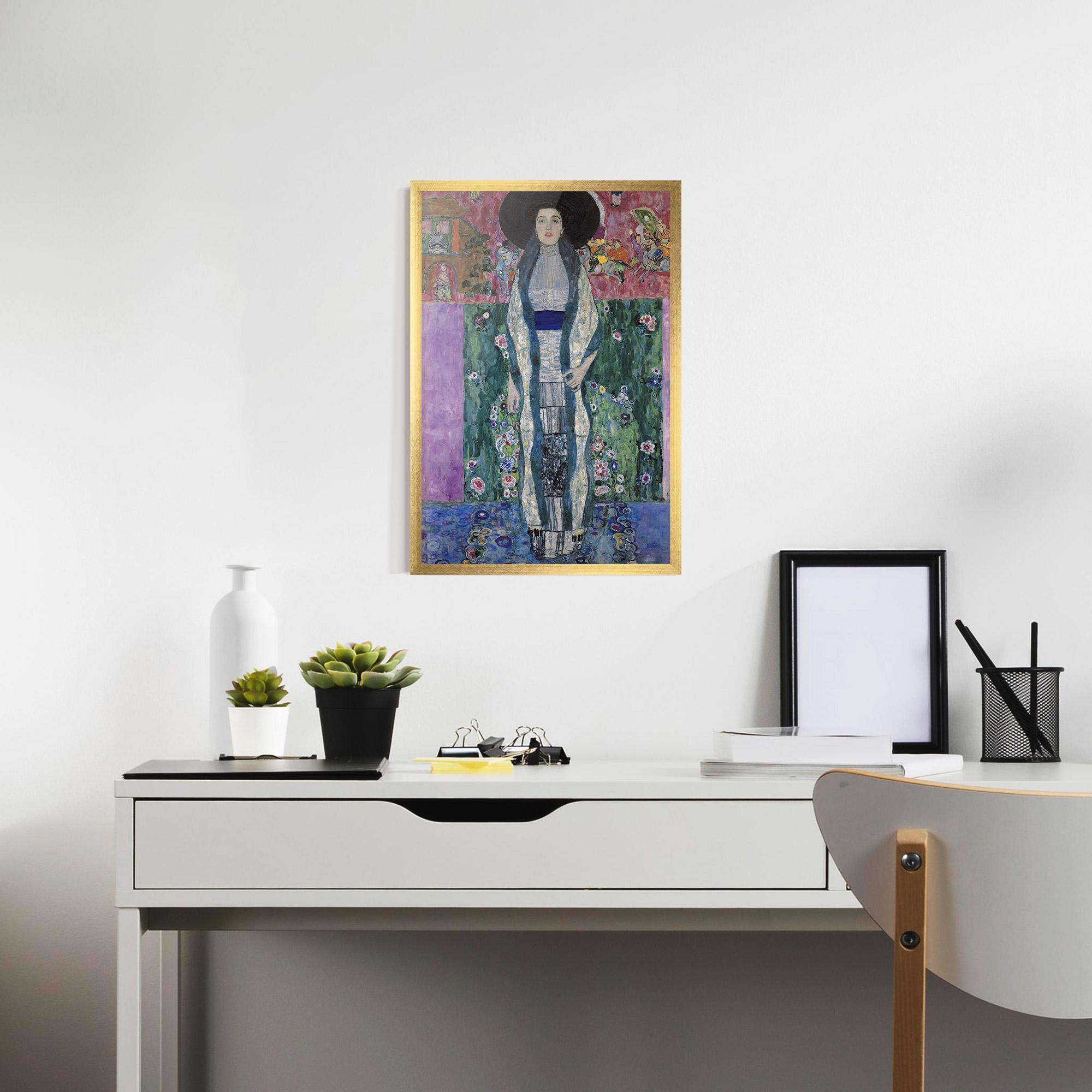 Plakat w Ramie Portrait Of Adele Bloch mockup 7