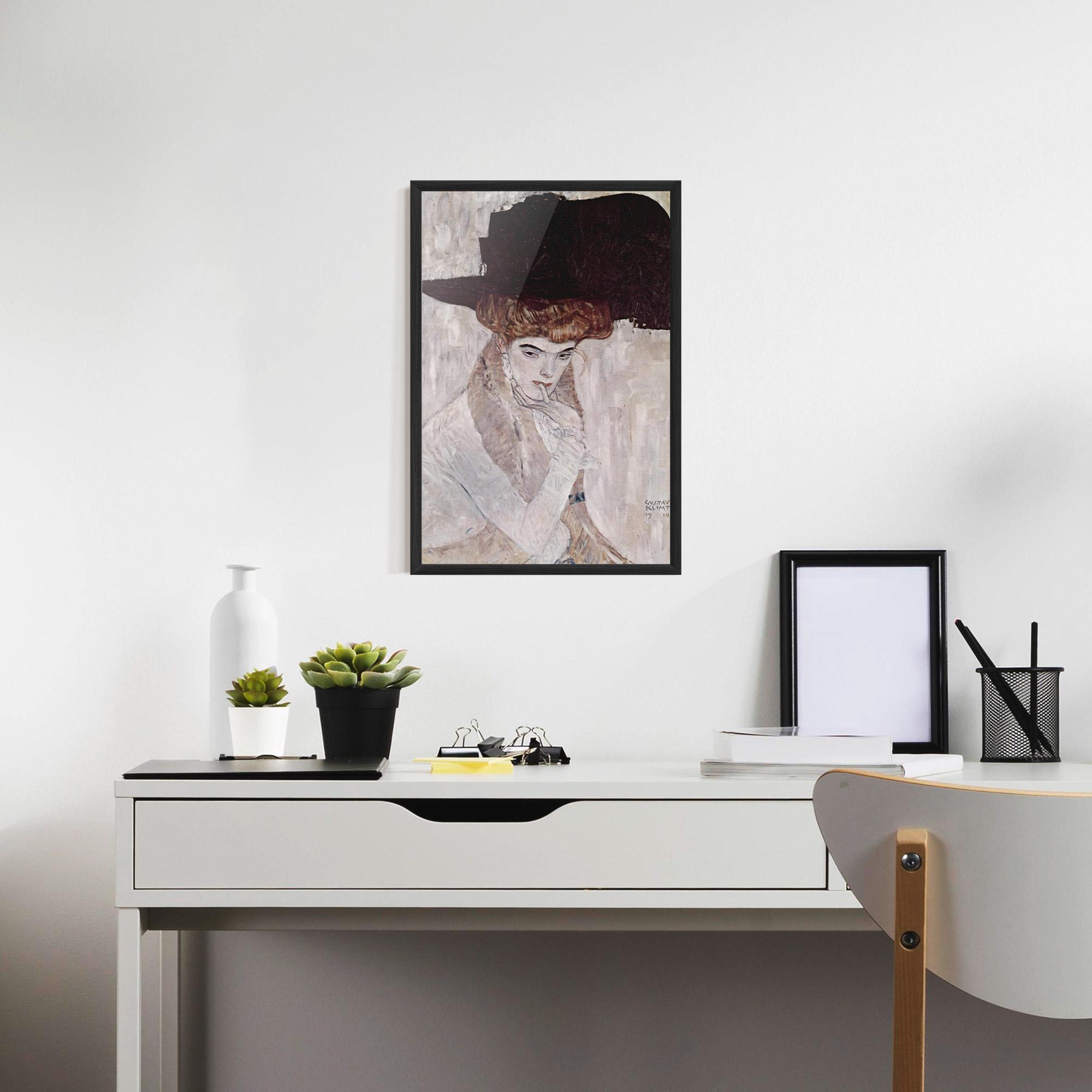 Plakat w Ramie Klimt Woman mockup 7