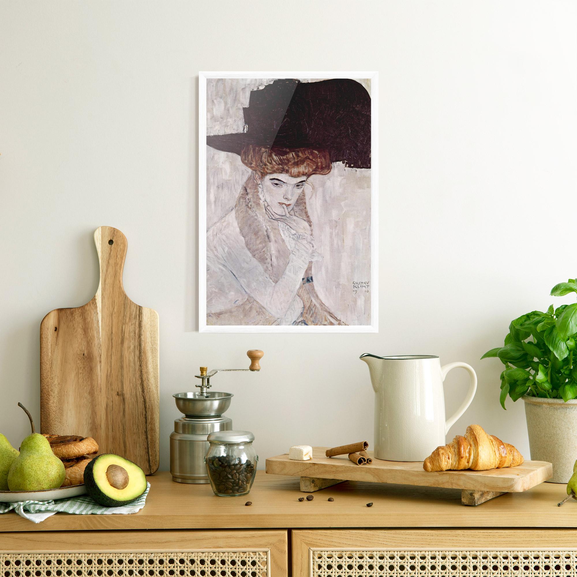 Plakat w Ramie Klimt Woman mockup 8