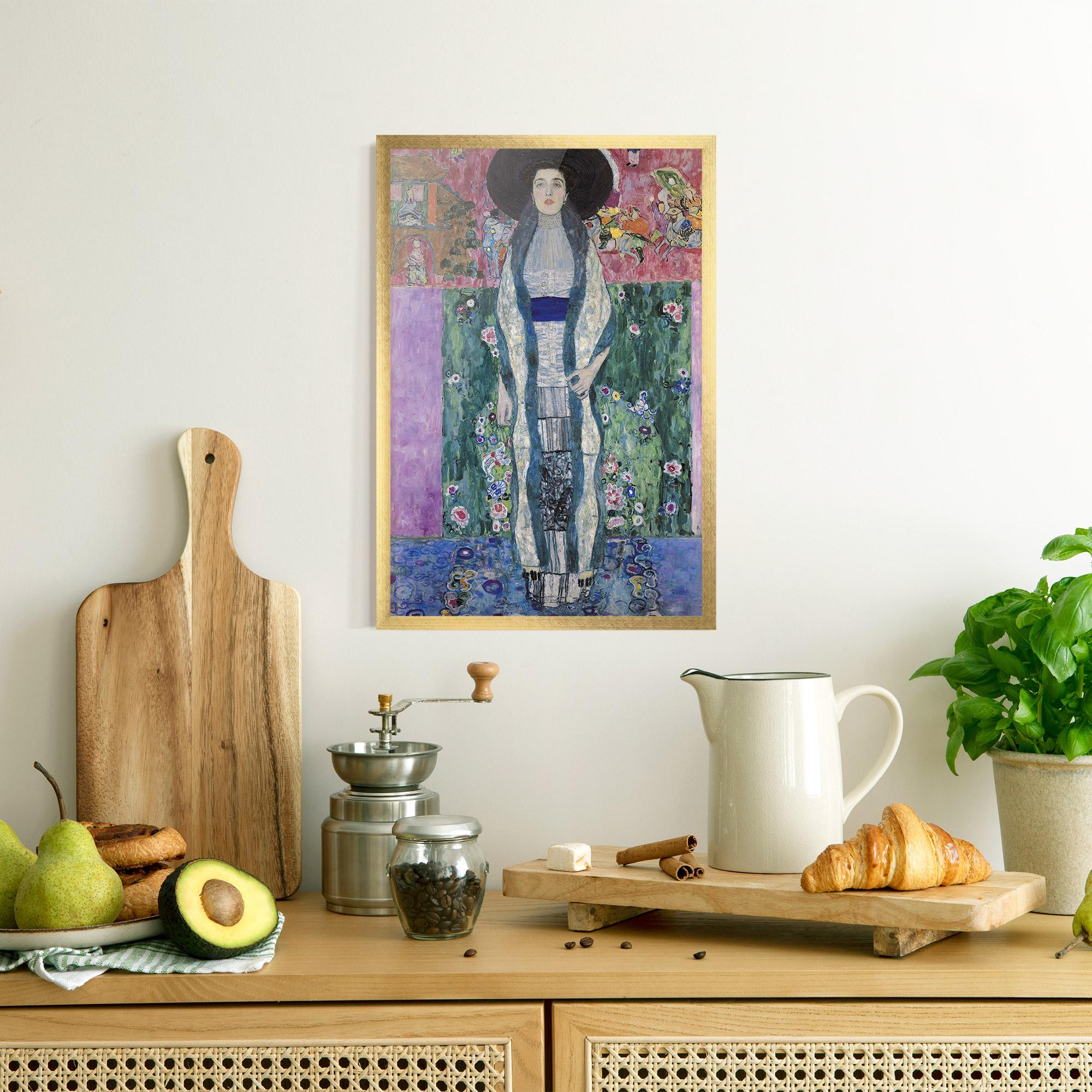 Plakat w Ramie Portrait Of Adele Bloch mockup 8