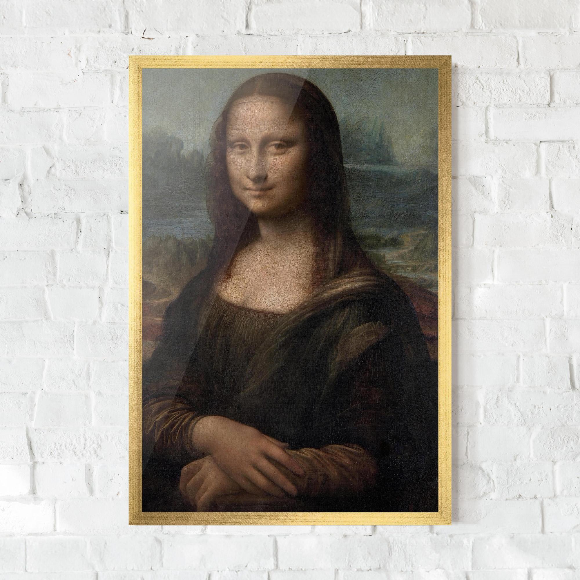 Plakat w Ramie Mona Lisa By Leonardo Da Vinci mockup 0