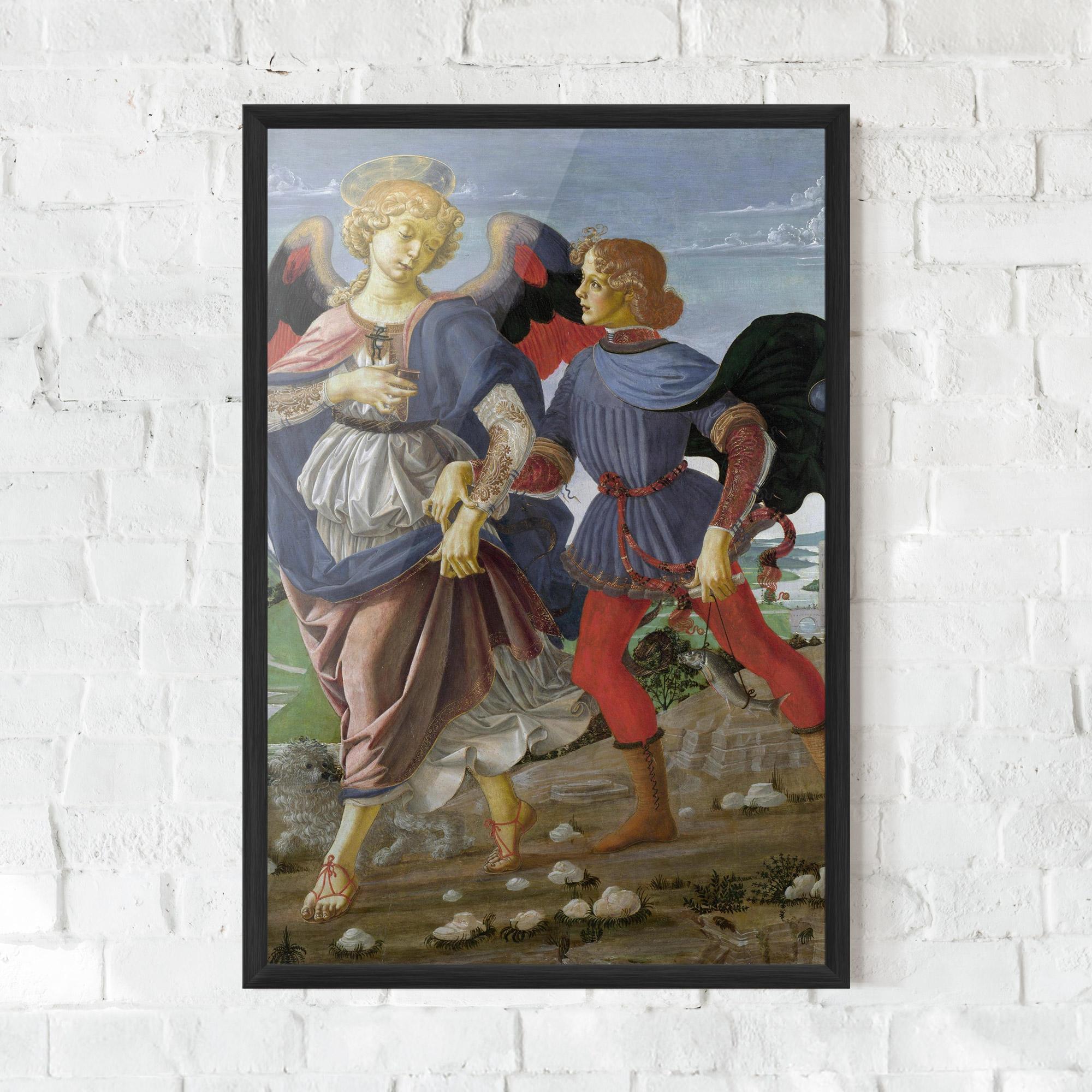 Plakat w Ramie Tobias And The Angel mockup 0