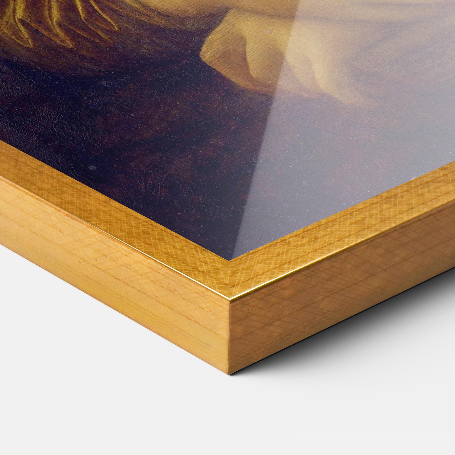 Plakat w Ramie Gioconda By Leonardo Da Vinci mockup 3