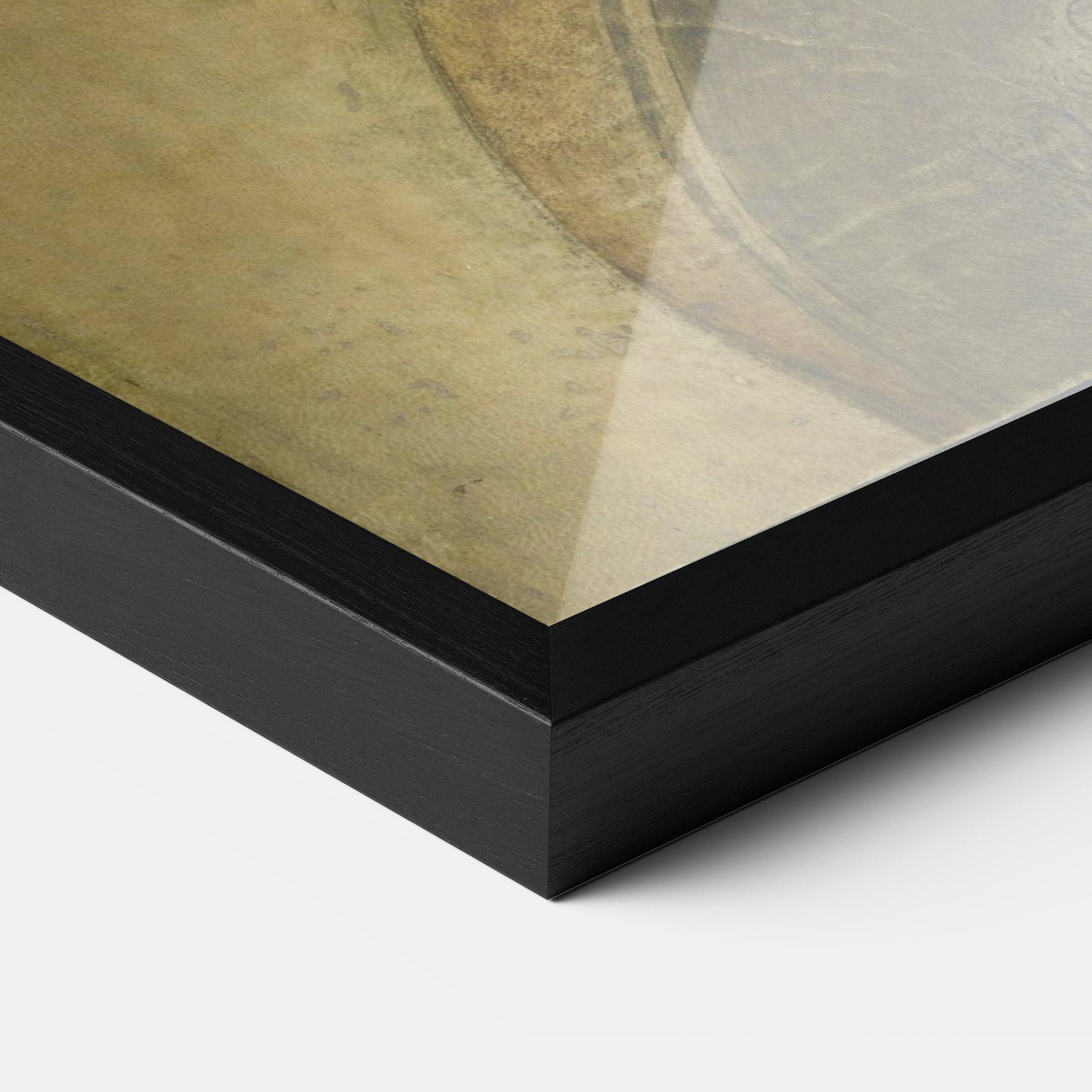 Plakat w Ramie Profile Of A Young Fiancee Da Vinci mockup 3