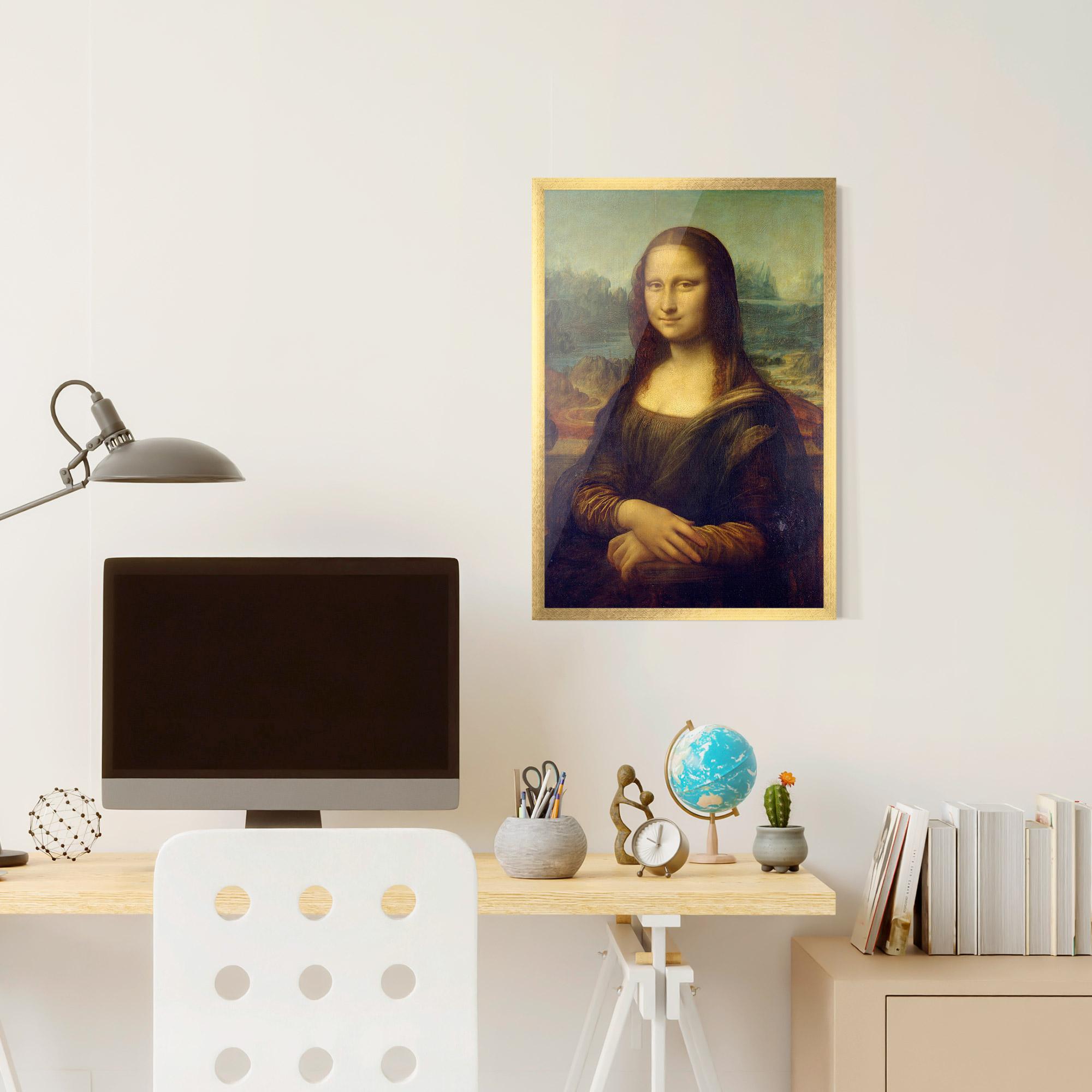 Plakat w Ramie Gioconda By Leonardo Da Vinci mockup 6