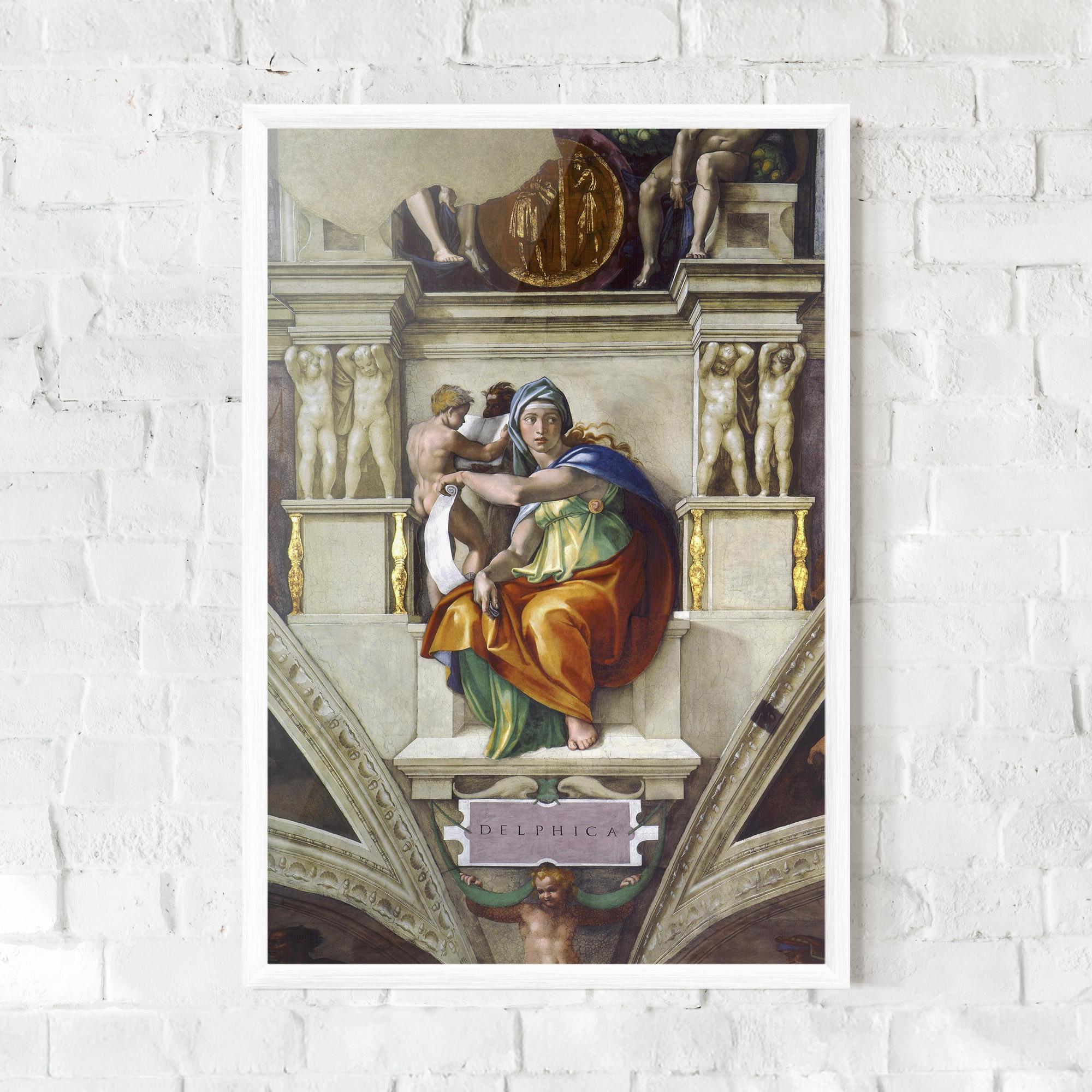 Plakat w Ramie Delphic Sibyl mockup 0