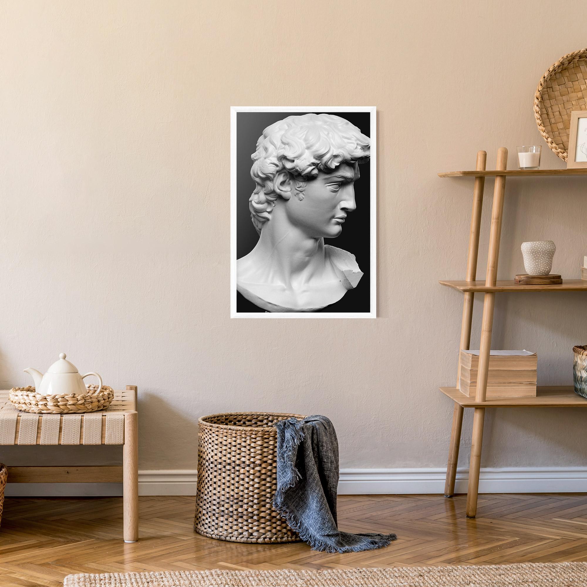 Plakat w Ramie David Head mockup 9