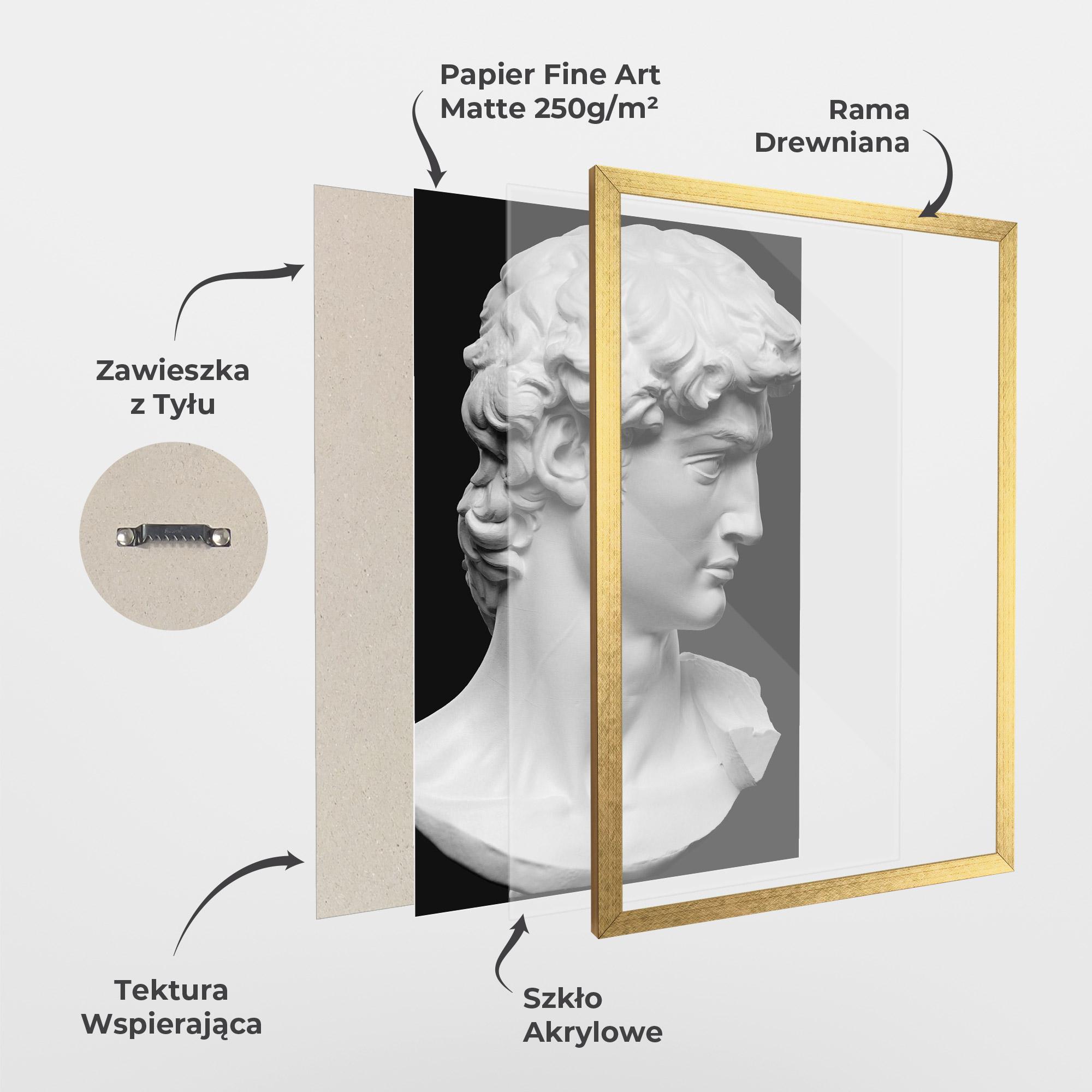 Plakat w Ramie David Head mockup 1