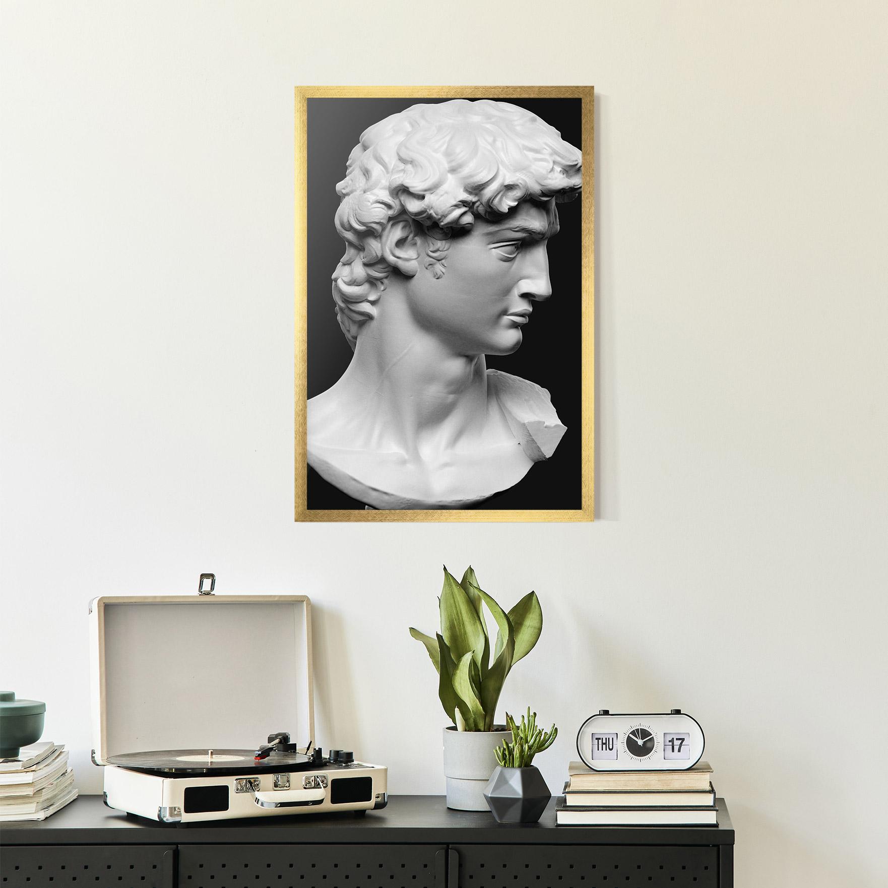 Plakat w Ramie David Head mockup 2