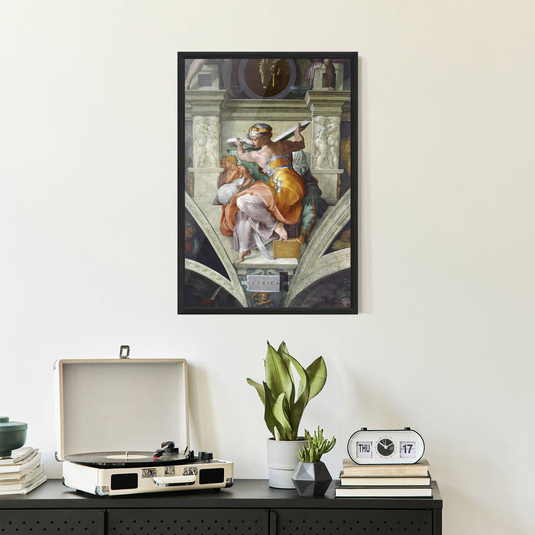 Plakat w Ramie Libyan Sibyles mockup 2