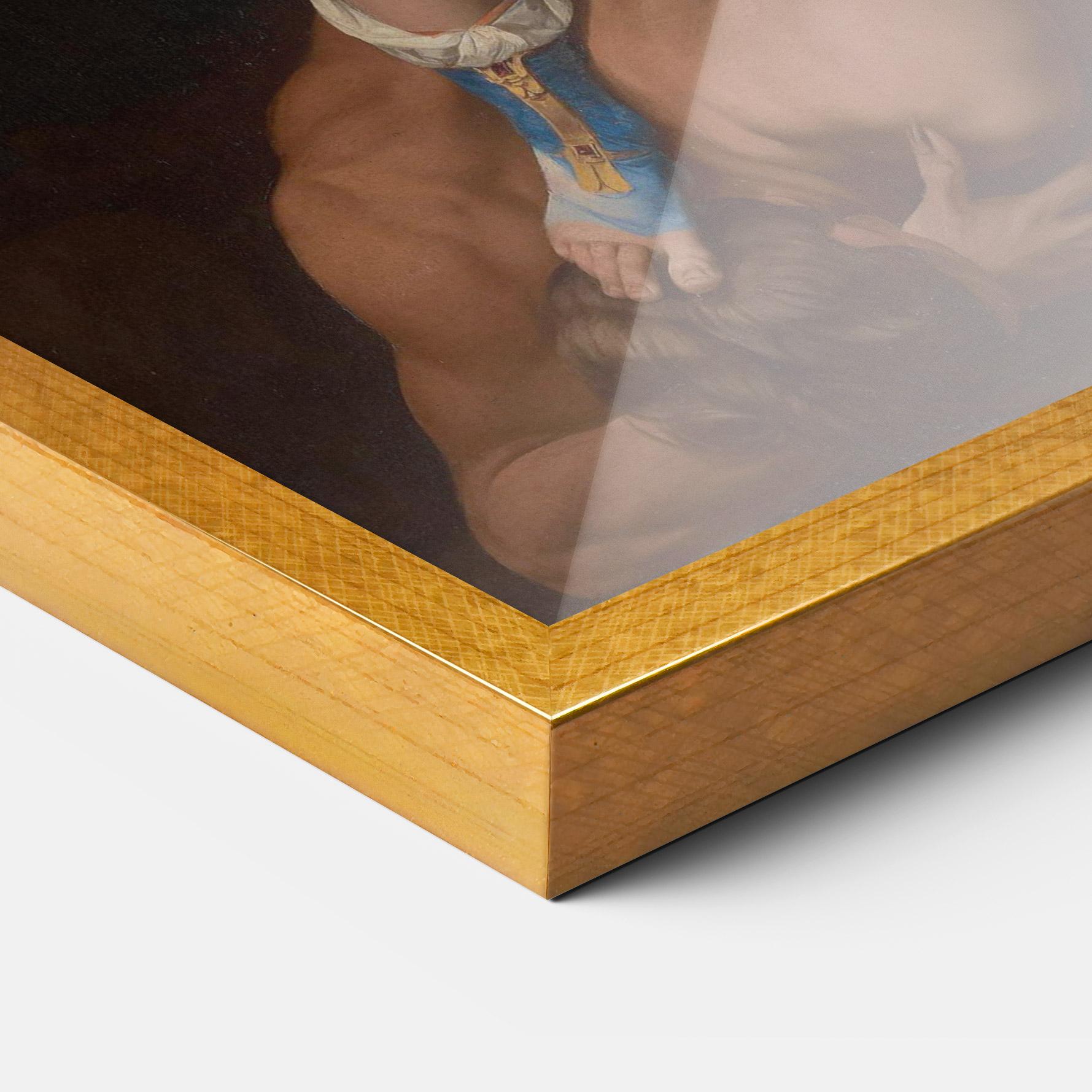 Plakat w Ramie Sword In Upraised mockup 3