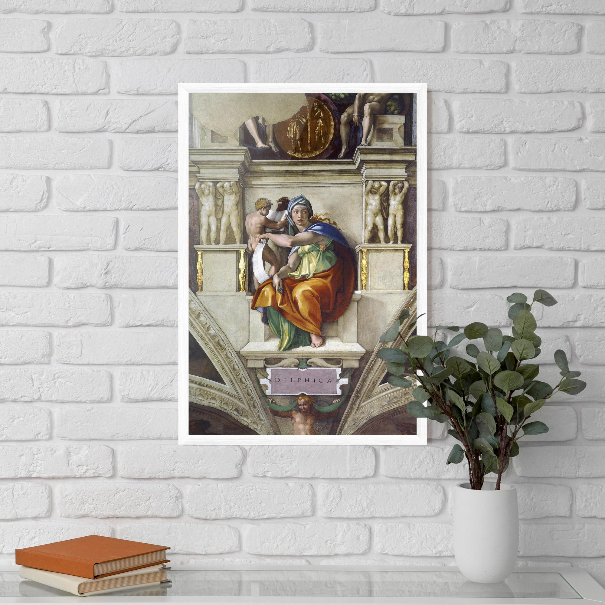 Plakat w Ramie Delphic Sibyl mockup 5