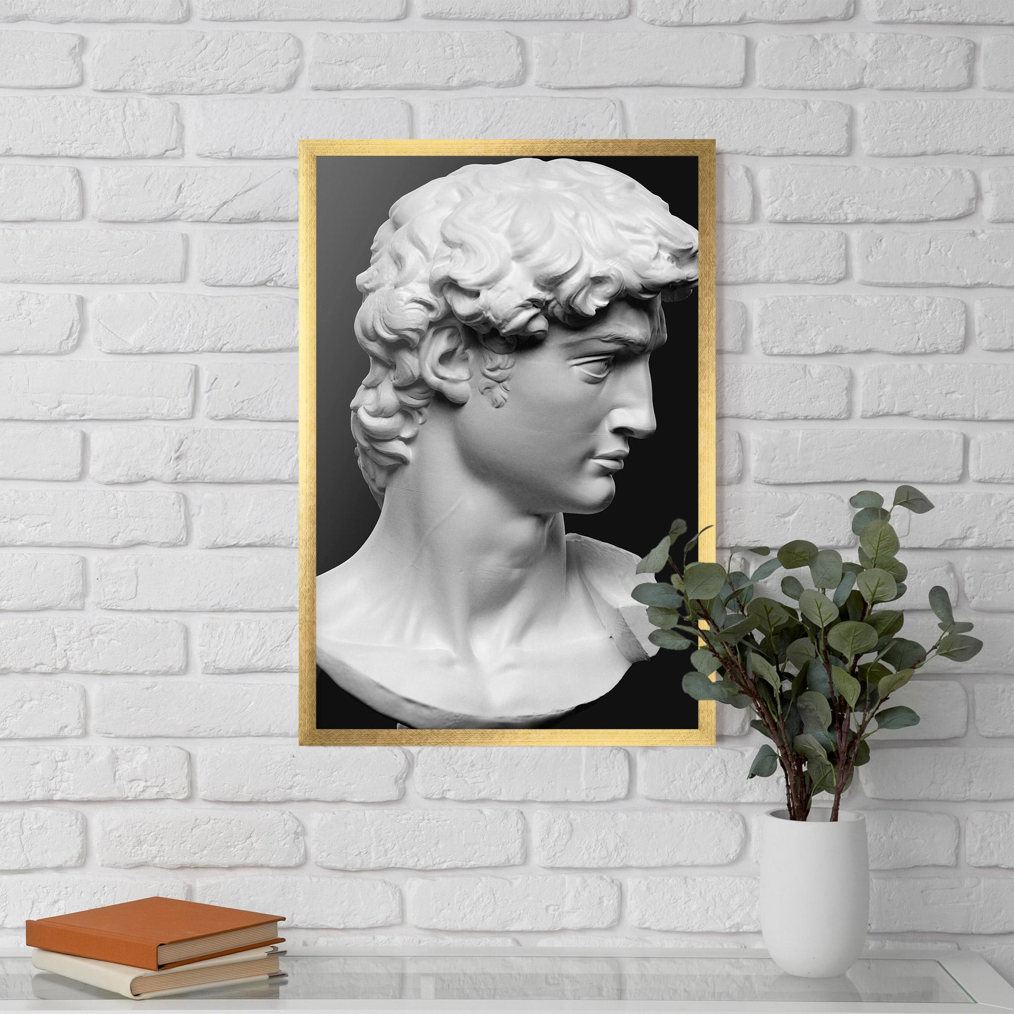 Plakat w Ramie David Head mockup 5