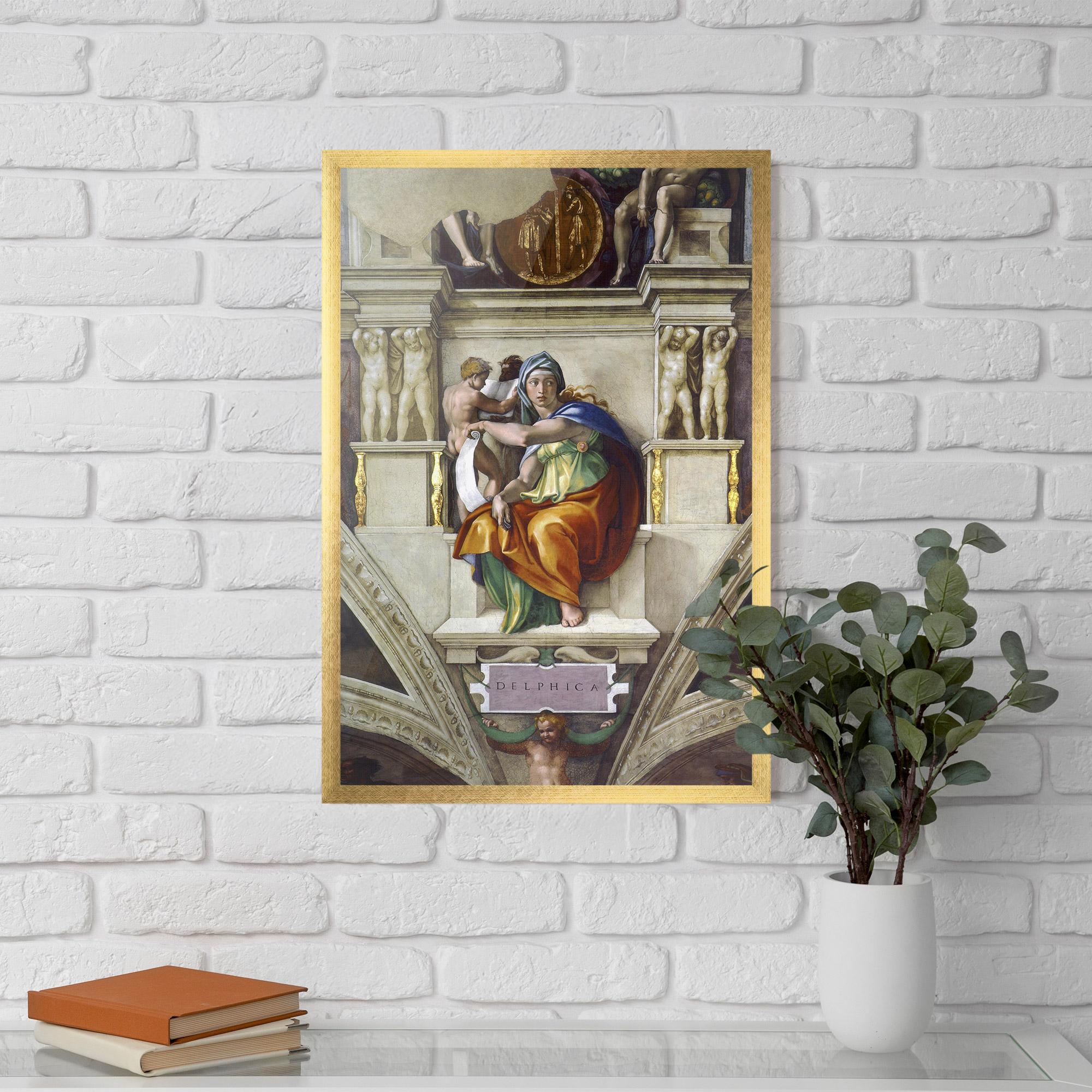 Plakat w Ramie Delphic Sibyl mockup 5