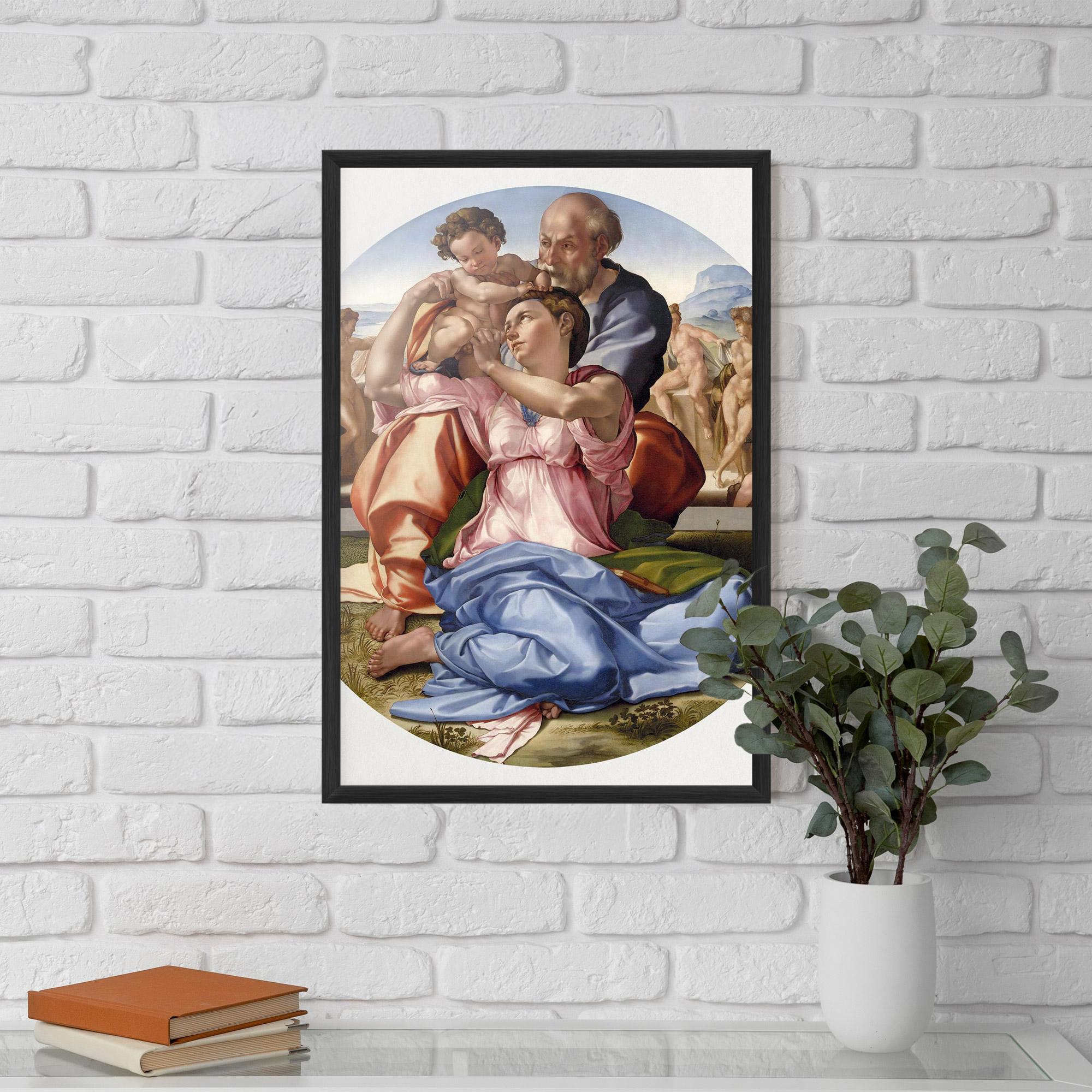 Plakat w Ramie Doni Tondo mockup 5