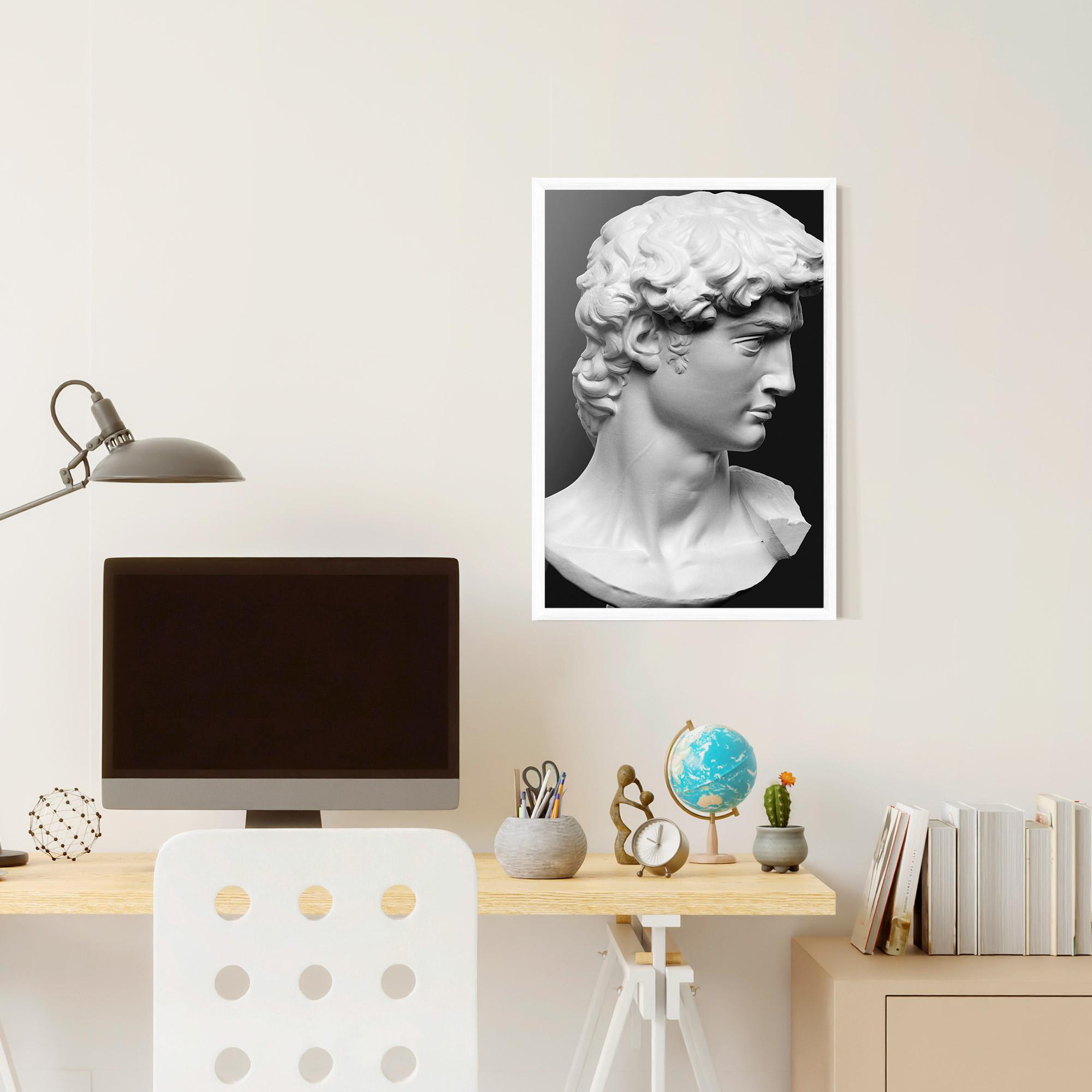 Plakat w Ramie David Head mockup 6