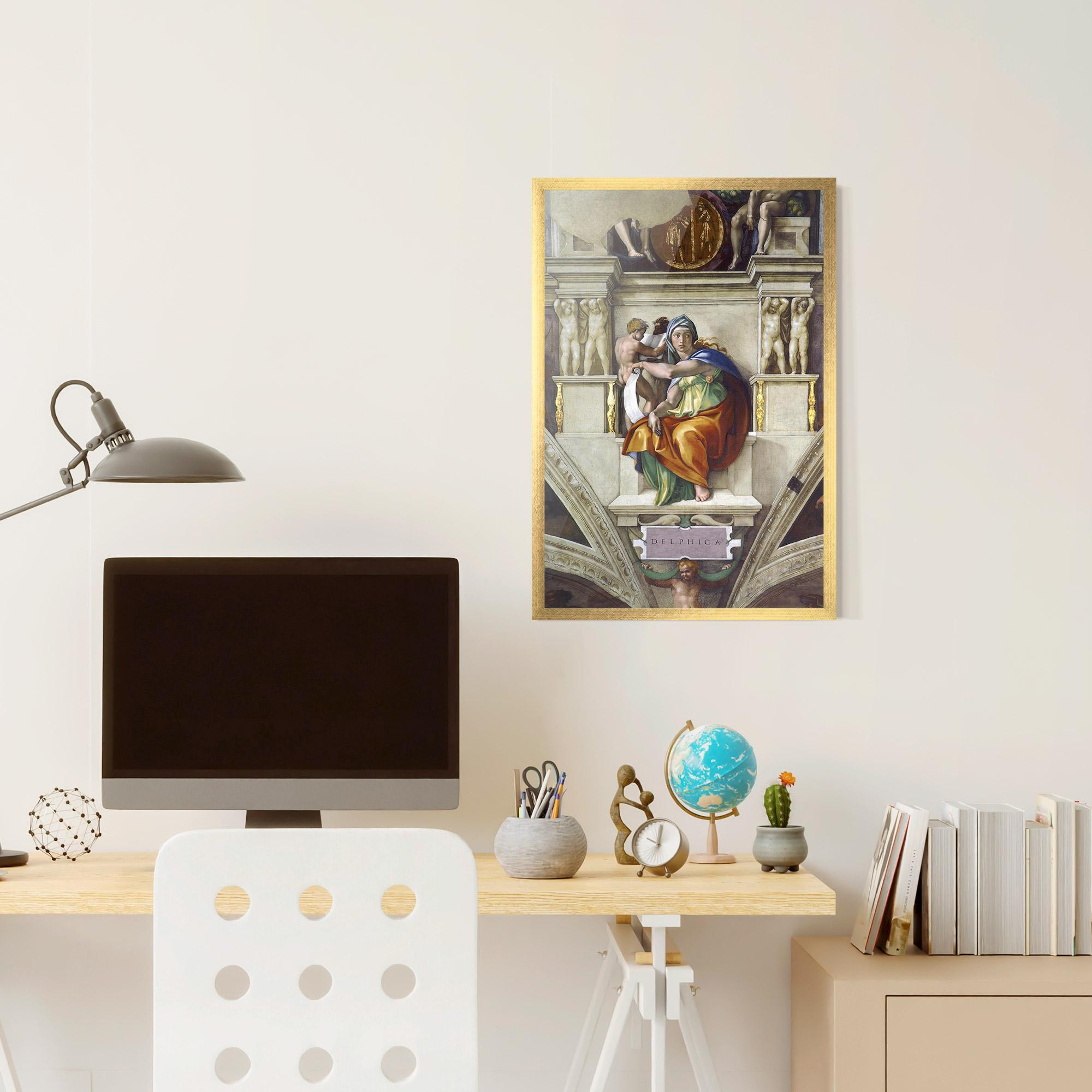 Plakat w Ramie Delphic Sibyl mockup 6