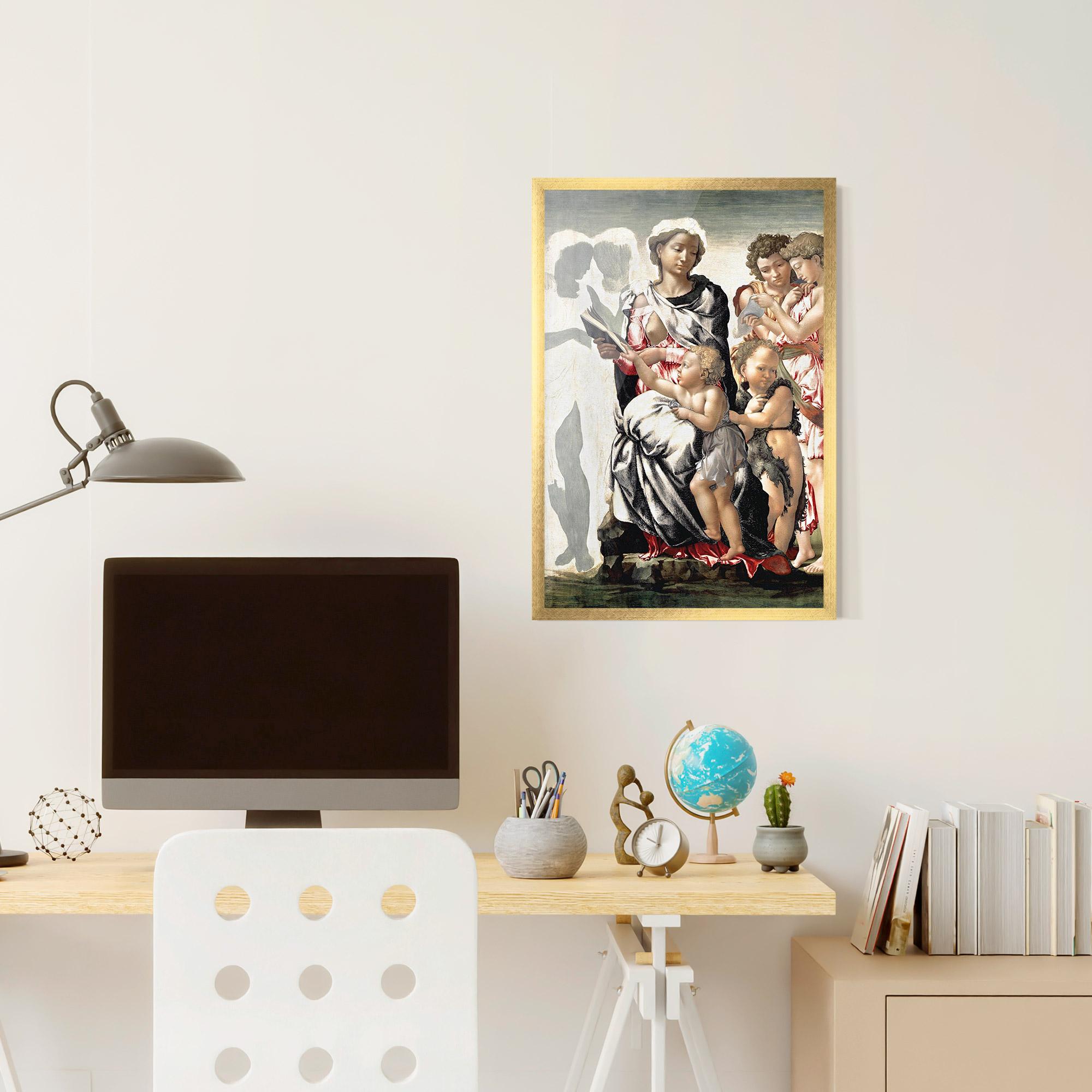 Plakat w Ramie Manchester Madonna mockup 6