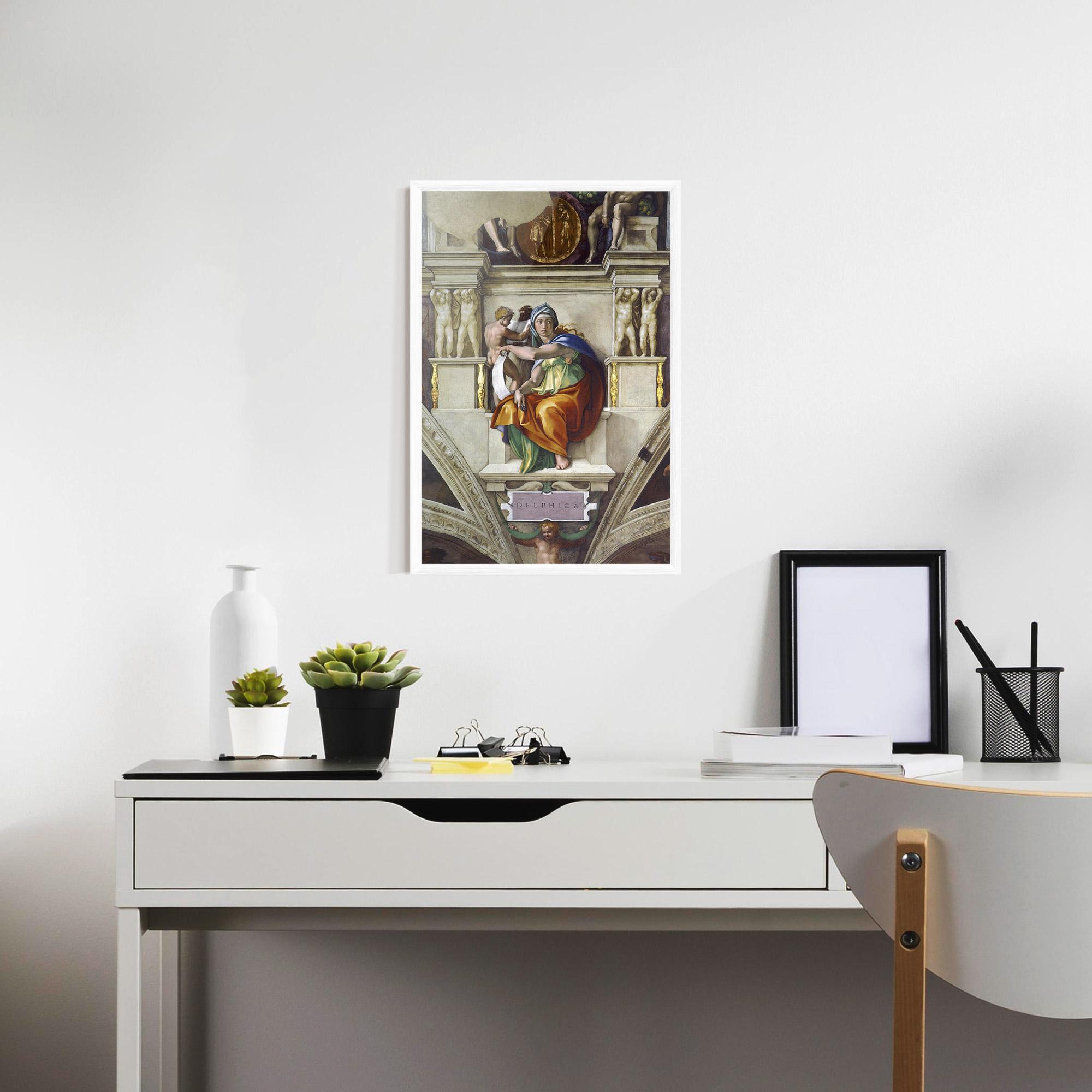 Plakat w Ramie Delphic Sibyl mockup 7