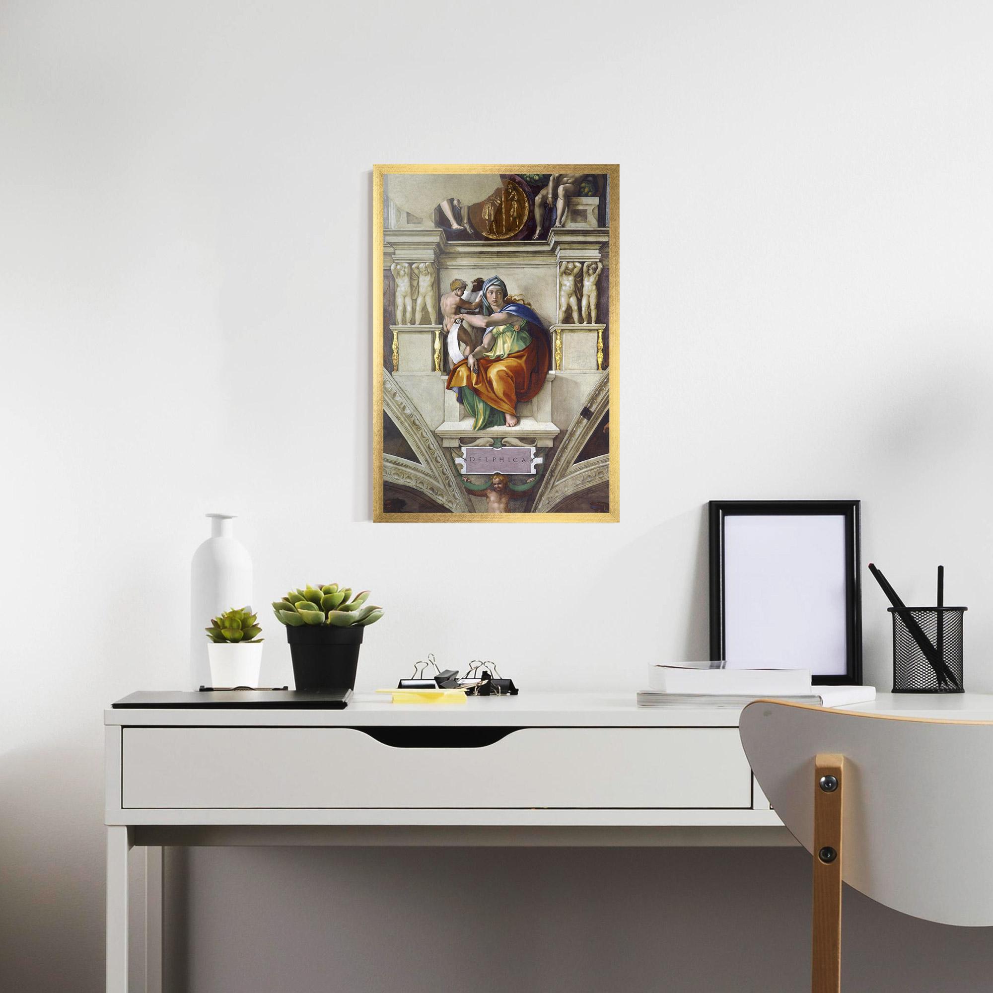 Plakat w Ramie Delphic Sibyl mockup 7
