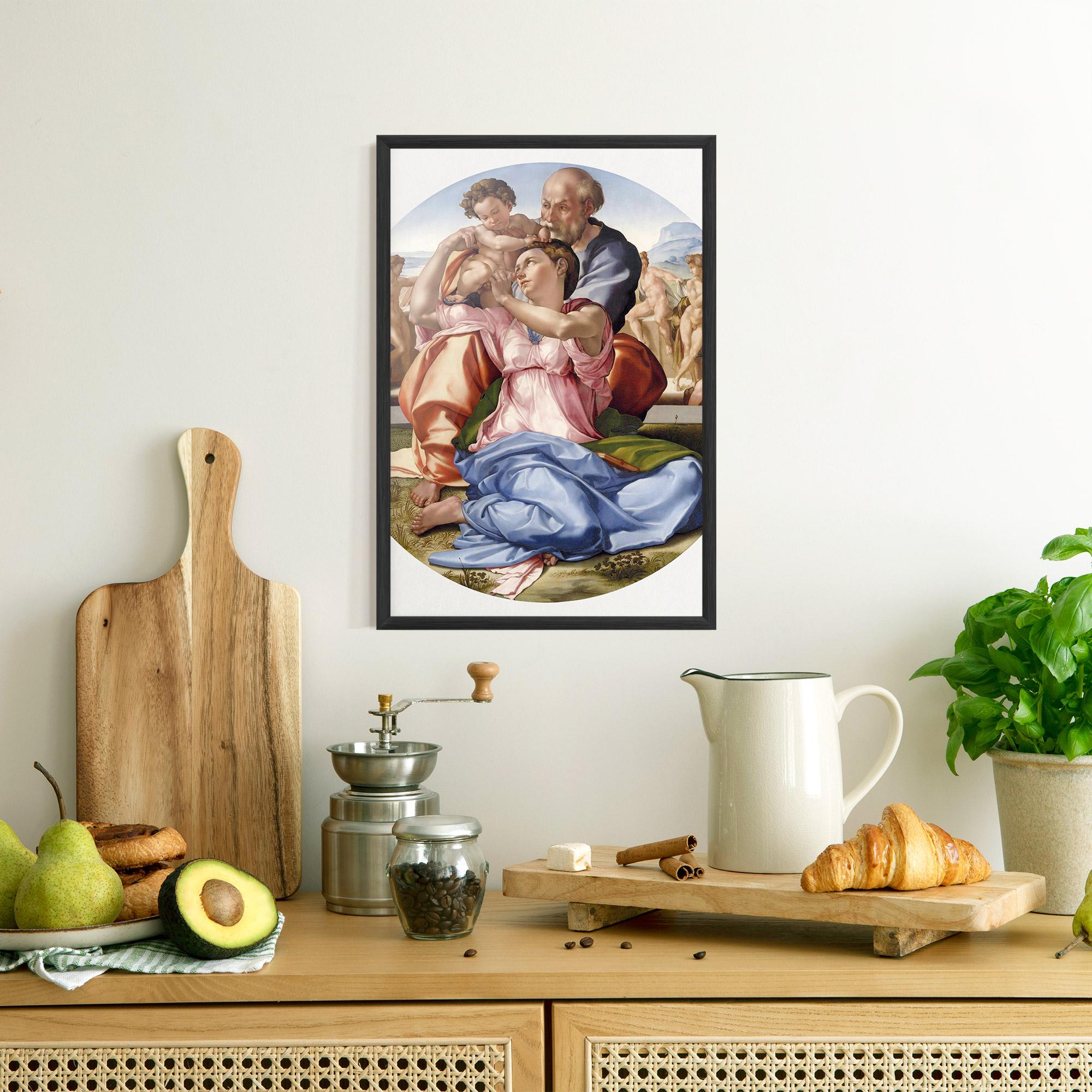 Plakat w Ramie Doni Tondo mockup 8