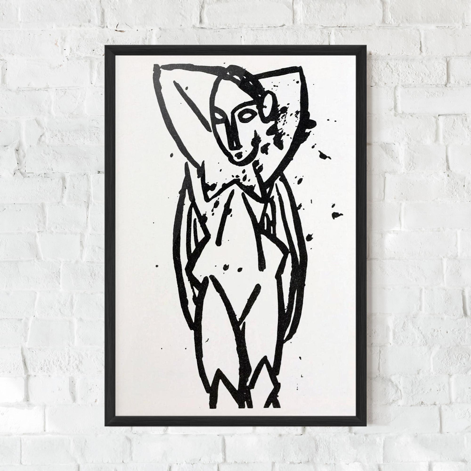 Plakat w Ramie Nude mockup 0