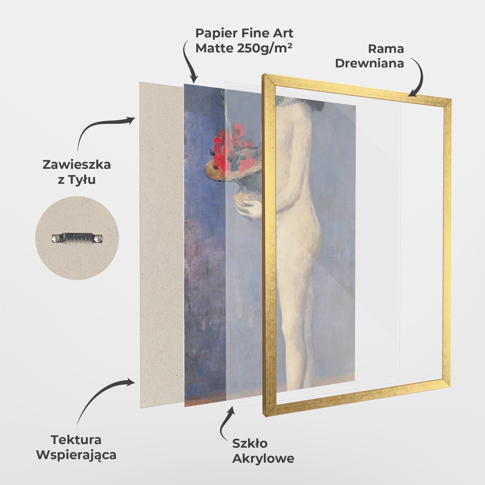 Plakat w Ramie Le Panier Fleuri mockup 1